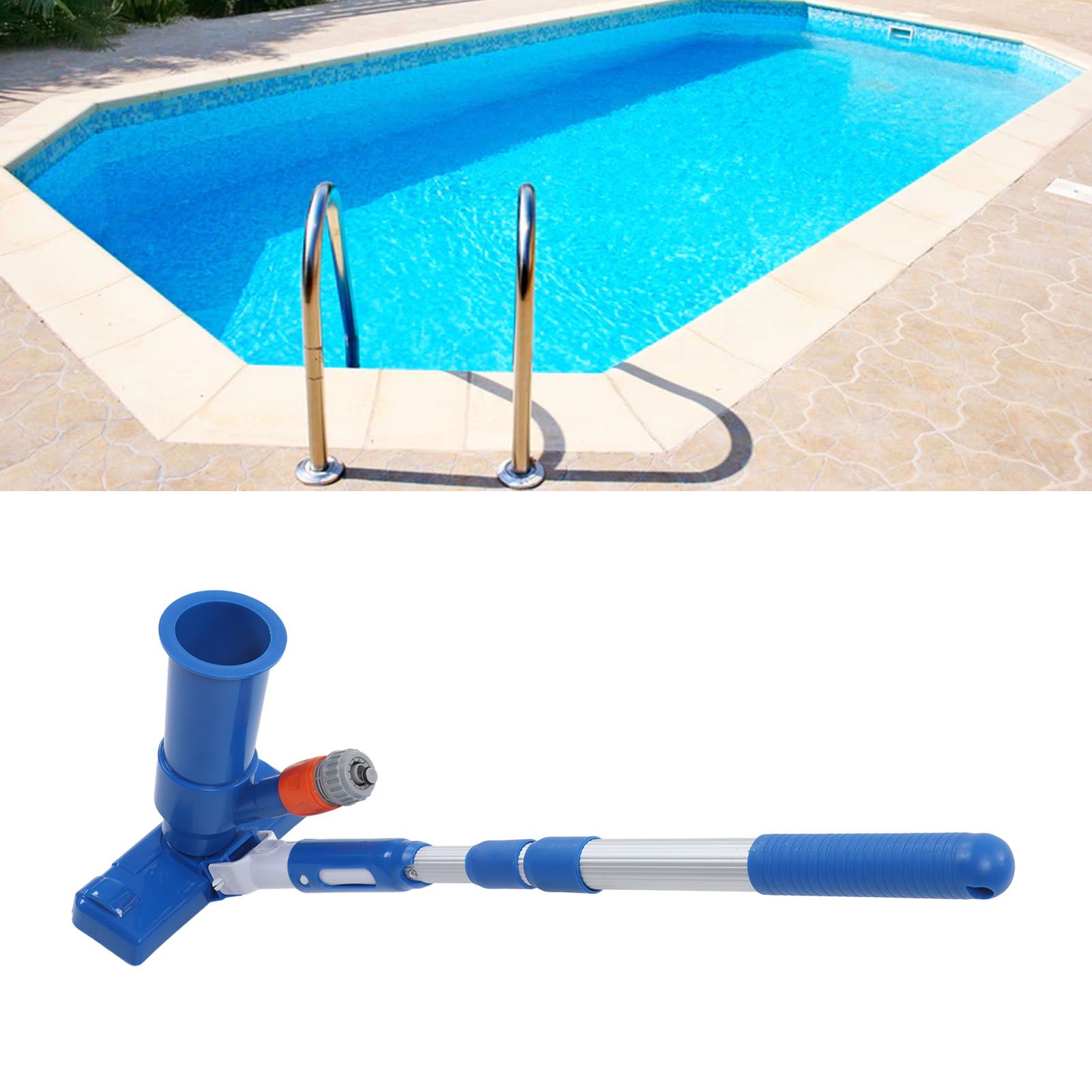 Portable Pool Vacuum Jet Simple Easy To Assemble Pool Spa Jet Vacuum Cleaner view 12