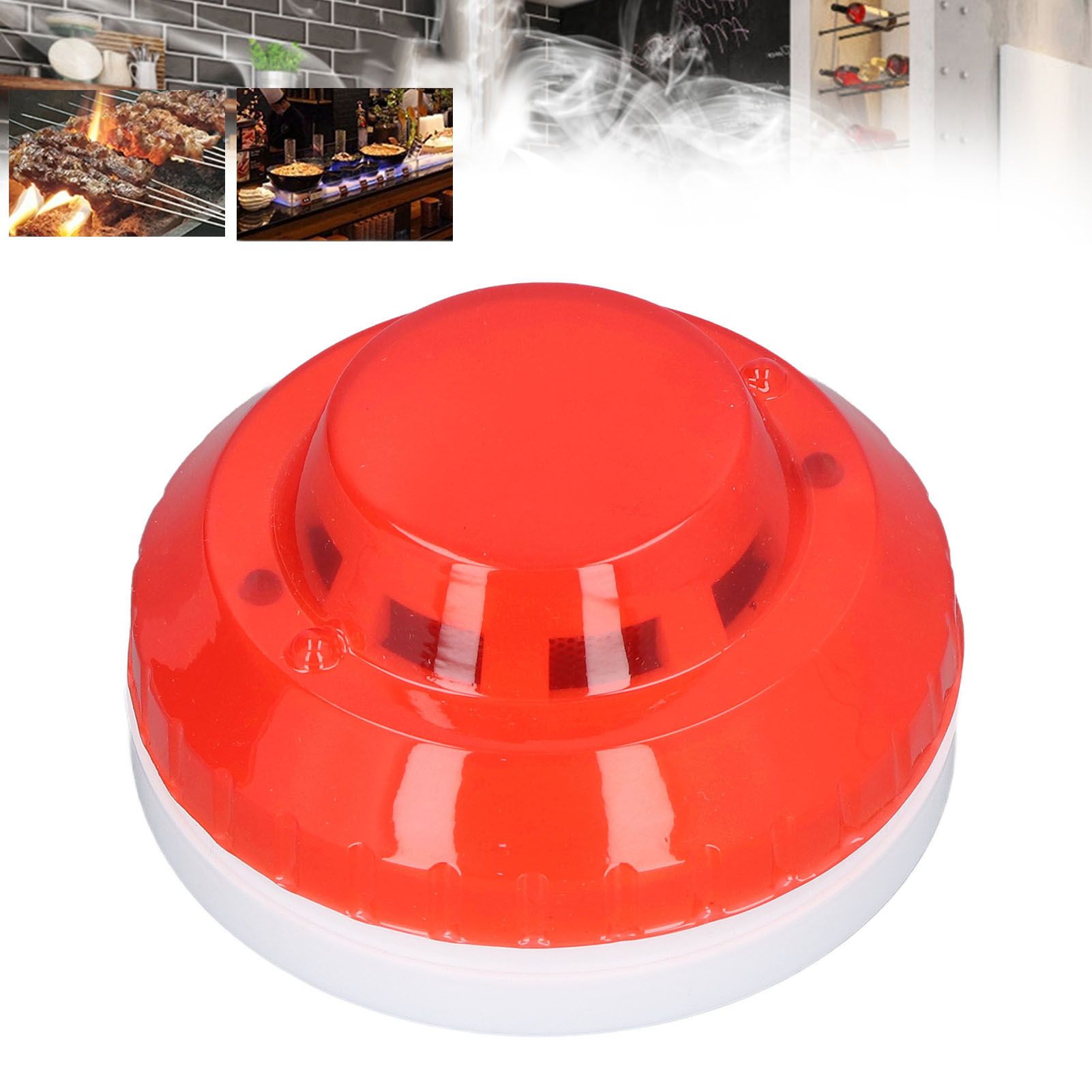Smoke Detector Photoelectric Prevent Interference Small Wired Fire Alarm for view 11