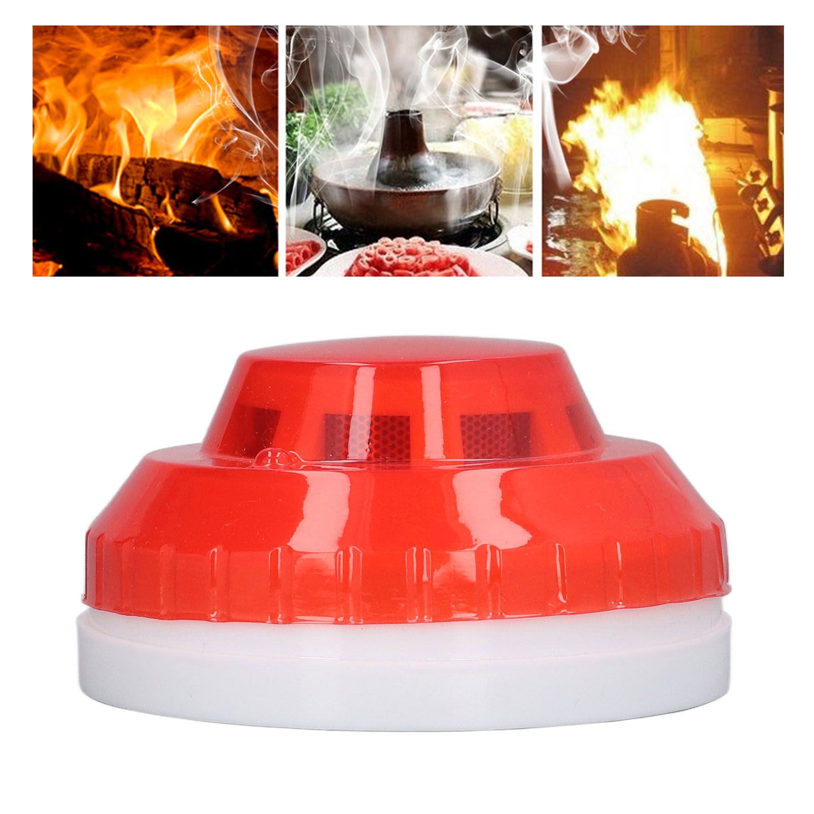 Smoke Detector Photoelectric Prevent Interference Small Wired Fire Alarm for view 12