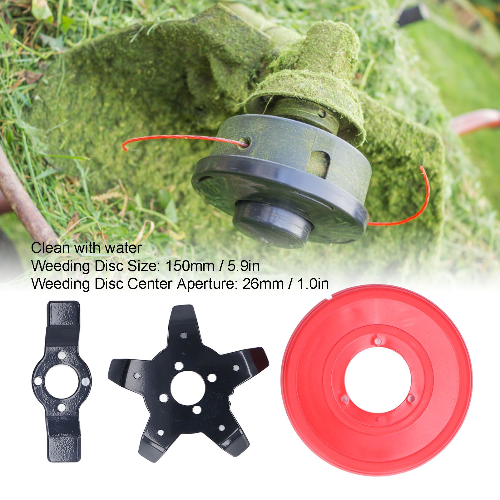 26mm Trimmer Head Handheld Multifunctional Lawn Mower Cutting Head Replacement view 15