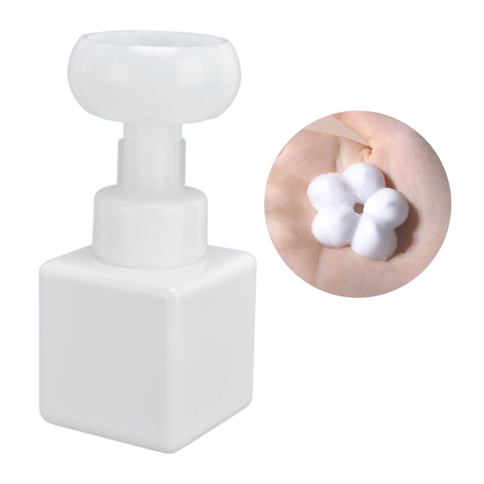 250ml Foaming Bottle PETG Plastic Flower Foam Dispenser Square Bottles for view 12