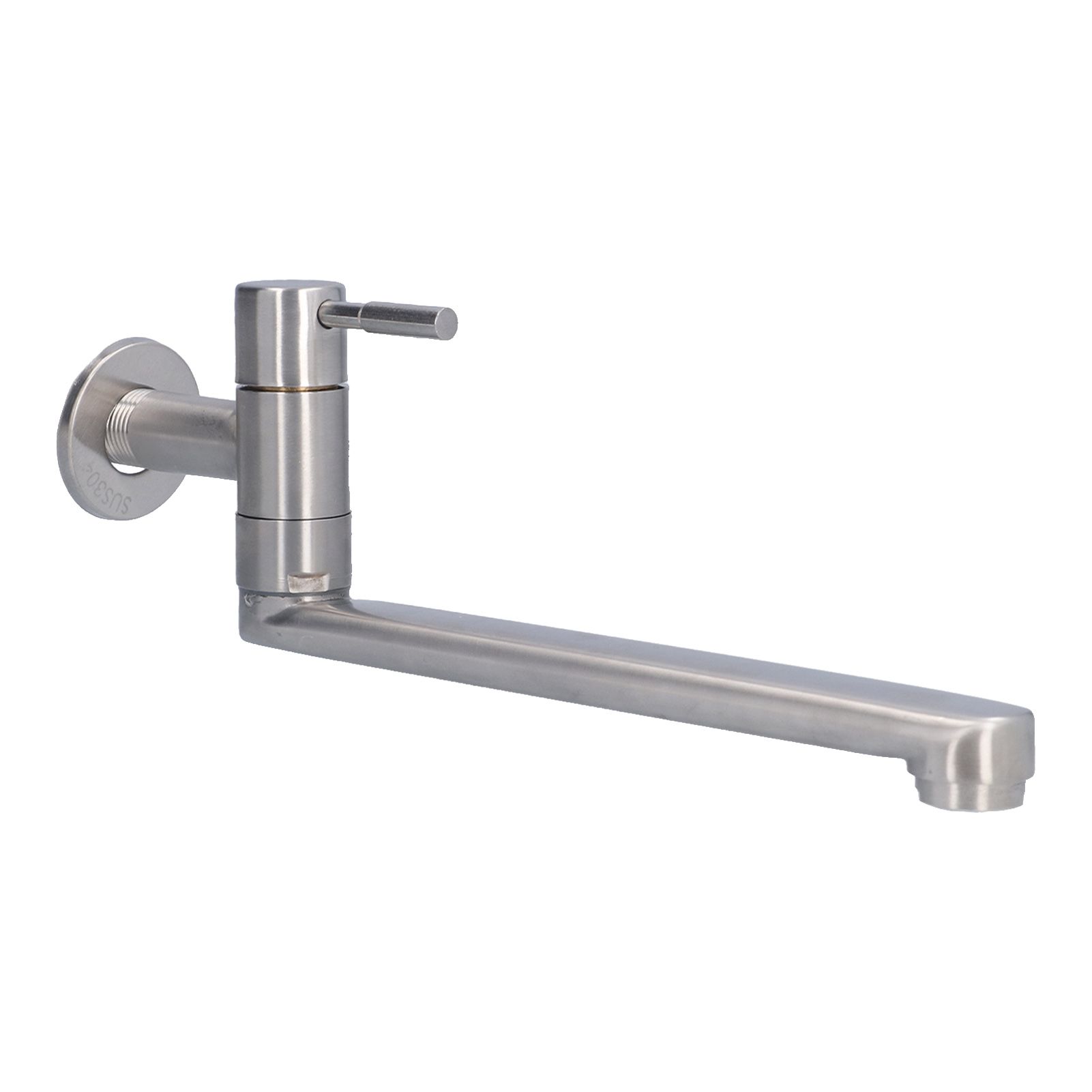 G1/2 Lengthen Water Faucet 304 Stainless Steel Single Cold Water Tap for view 10
