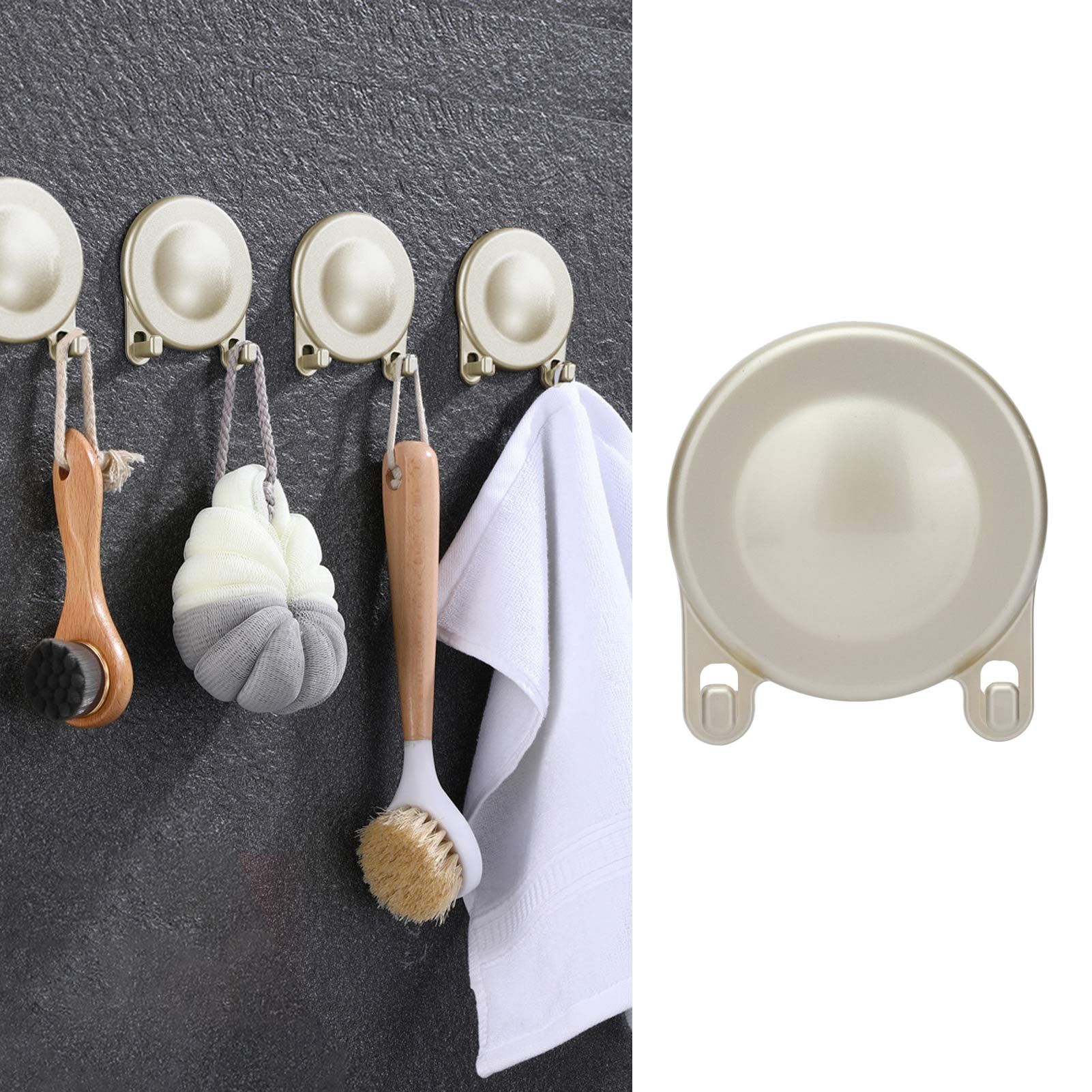 Wall Hole Decorative Cover Hooks ABS Self Adhesive Vent Reserved Drill Hole view 11