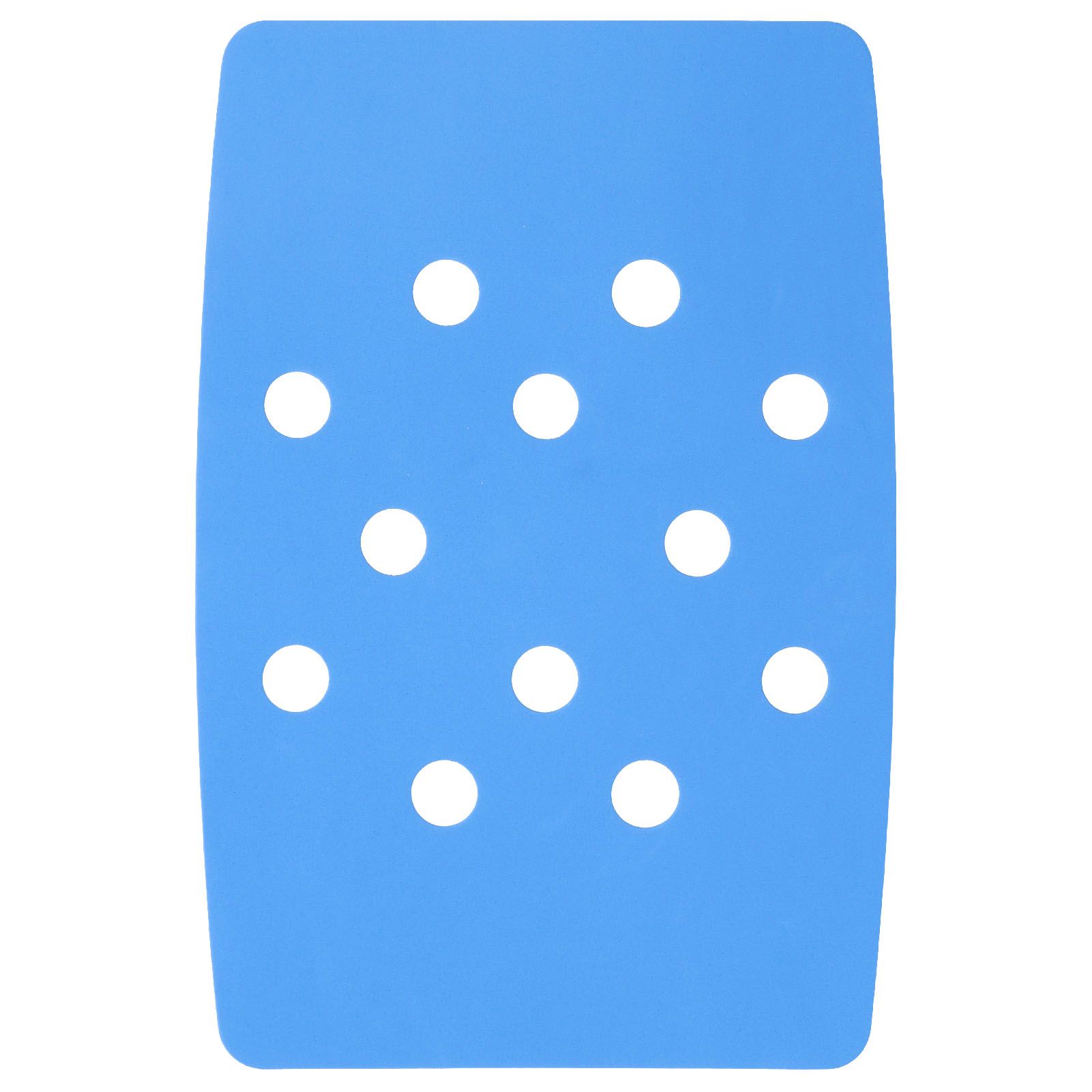 Shower Chair Cushion Paste Fixed Keep Warm EVA Blue Perforation Design view 2