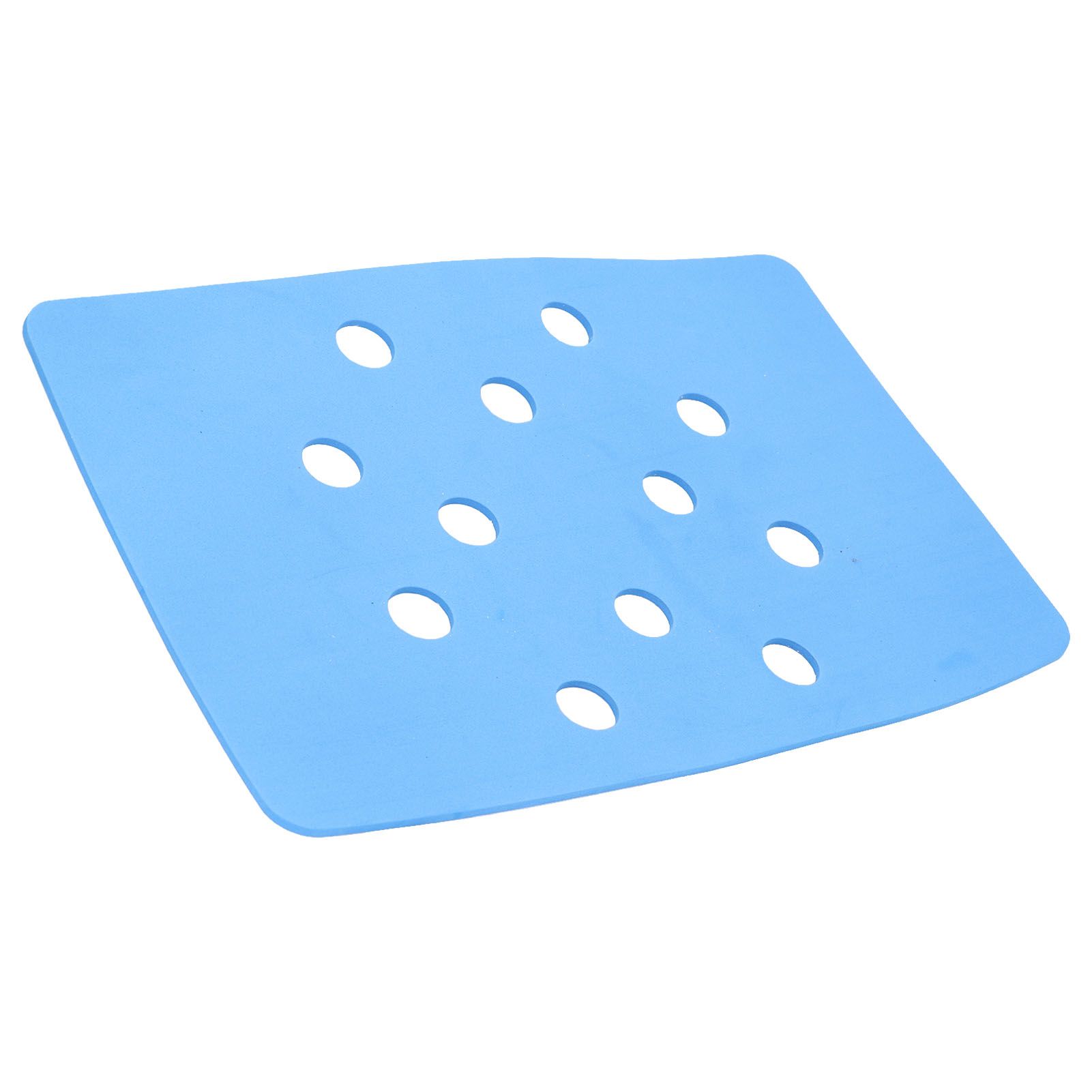 Shower Chair Cushion Paste Fixed Keep Warm EVA Blue Perforation Design view 5