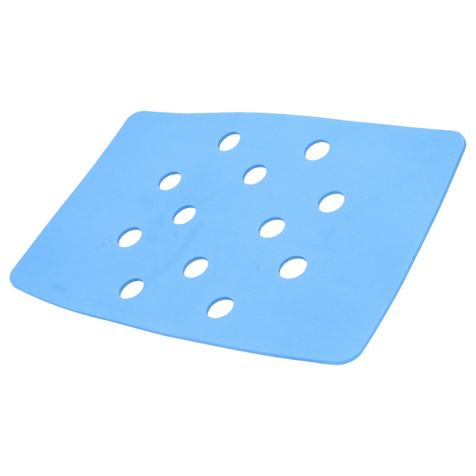 Shower Chair Cushion Paste Fixed Keep Warm EVA Blue Perforation Design view 6