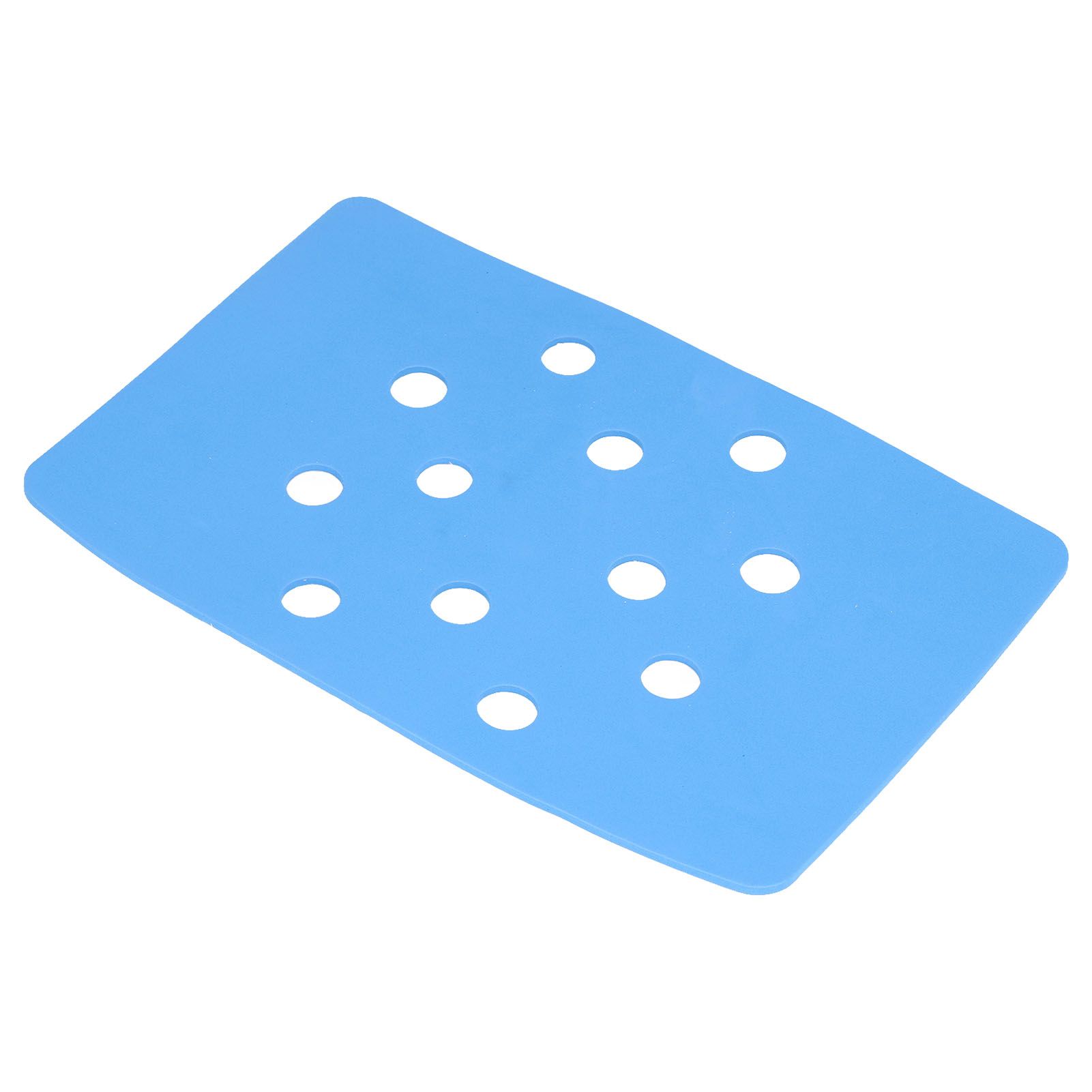 Shower Chair Cushion Paste Fixed Keep Warm EVA Blue Perforation Design view 7