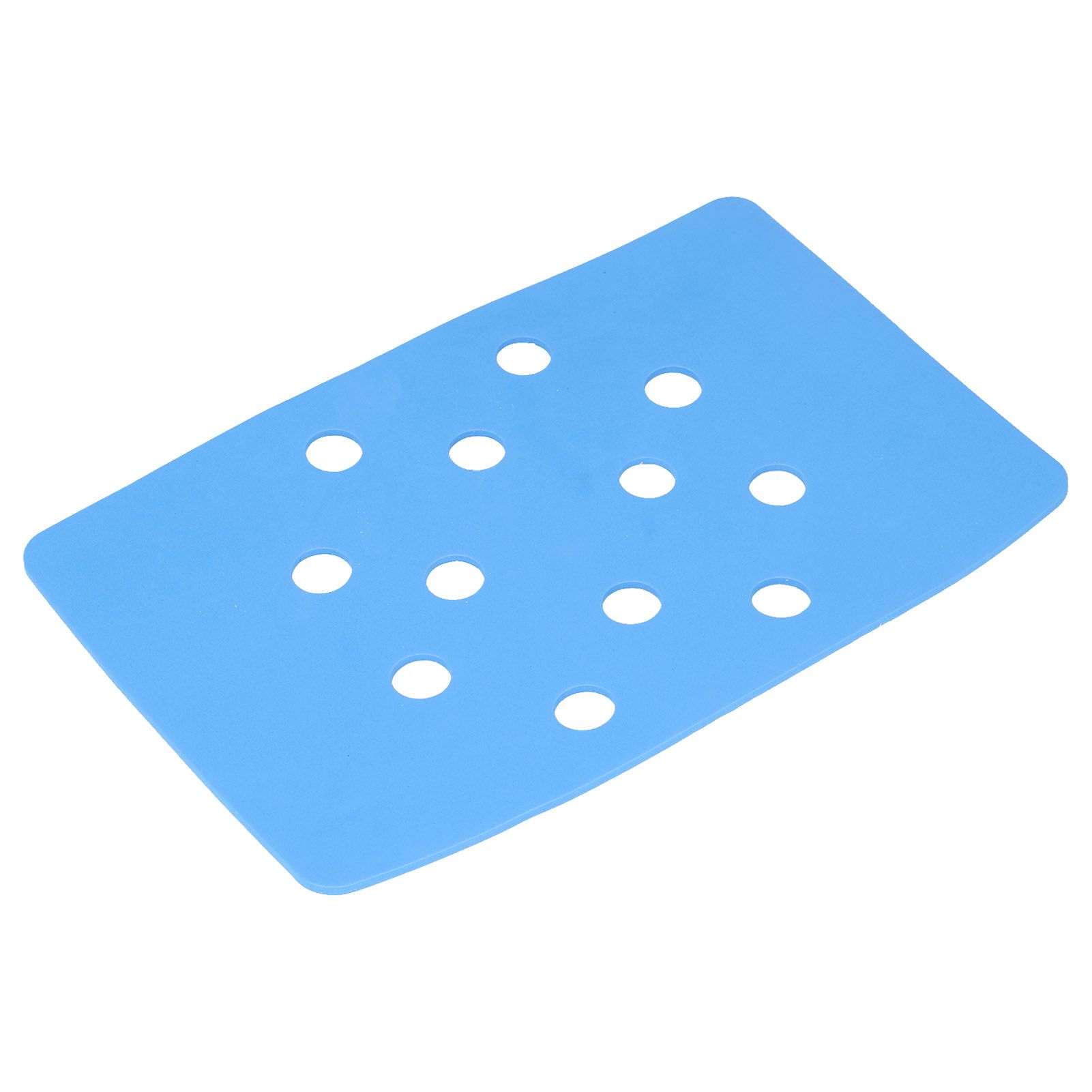 Shower Chair Cushion Paste Fixed Keep Warm EVA Blue Perforation Design view 8