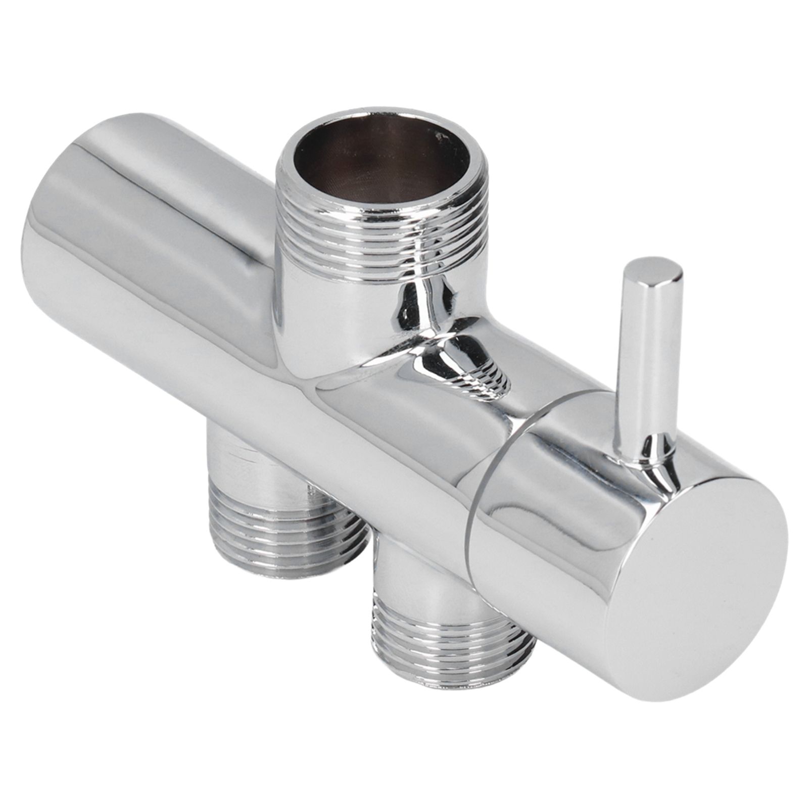 G3/4 to G1/2 Shower Arm Diverter Leakproof Tee Connector Brass Shower Diverter view 2