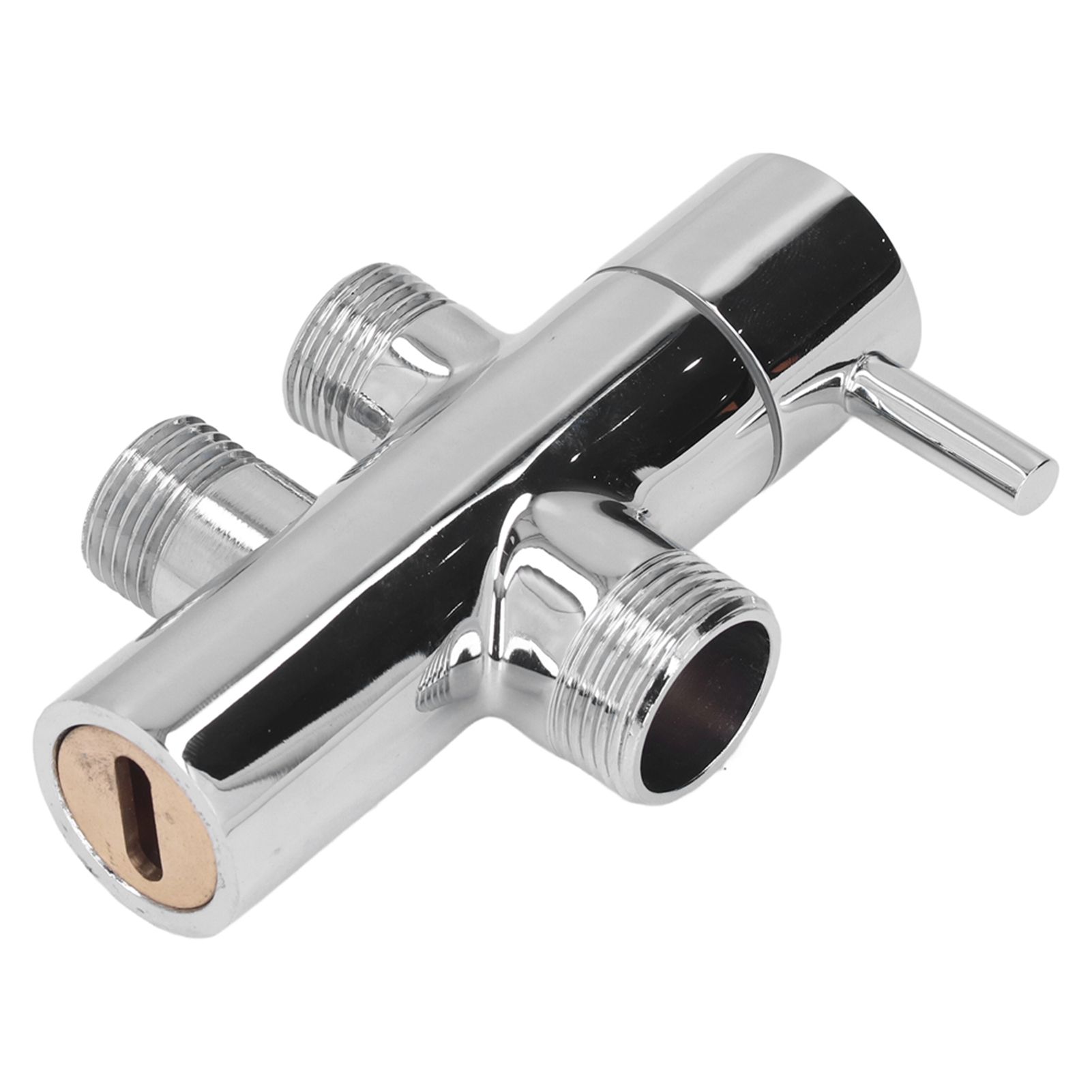 G3/4 to G1/2 Shower Arm Diverter Leakproof Tee Connector Brass Shower Diverter view 4