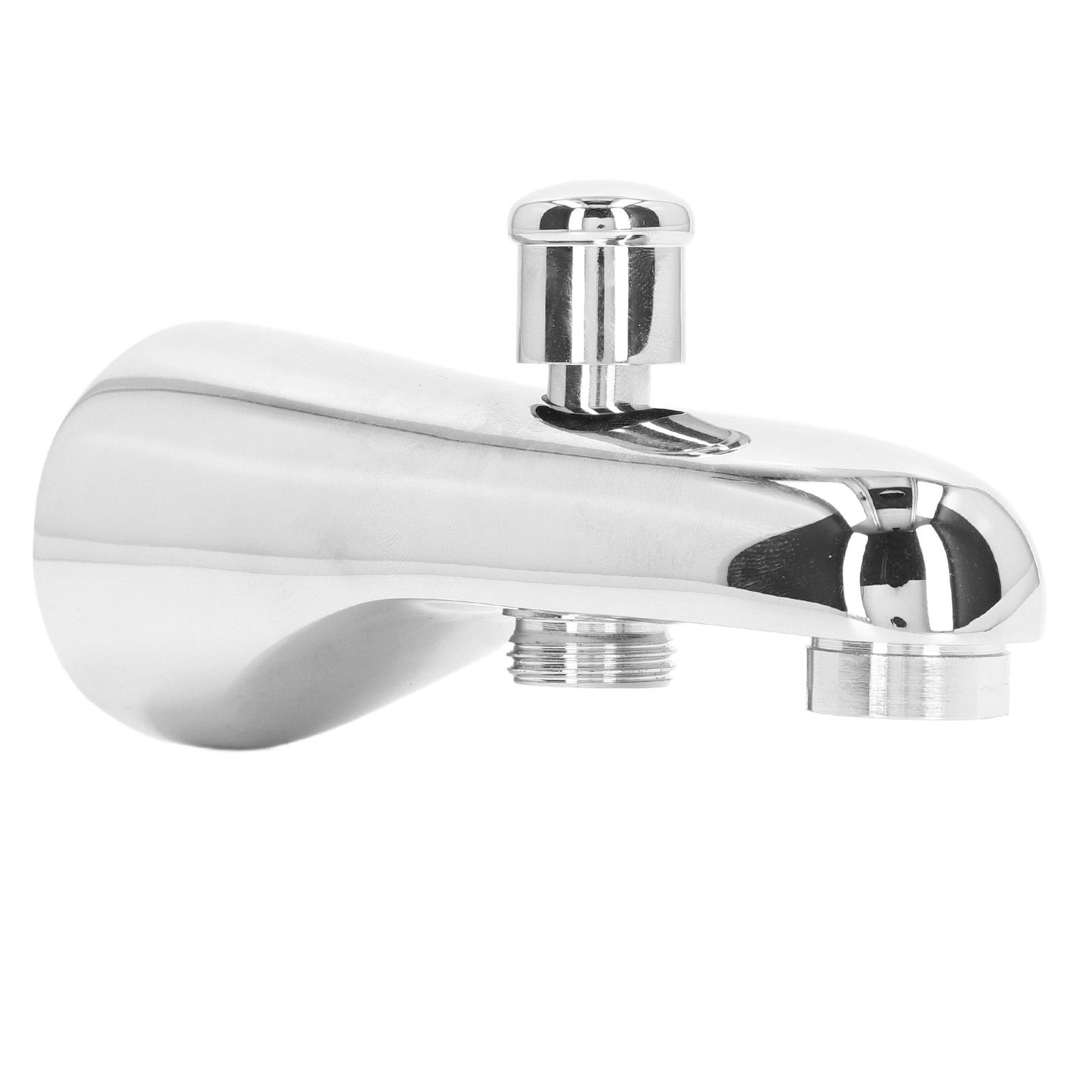 G1/2 Tub Spout Semicircle Simple Concealed Bathtub Faucet with Diverter for view 2