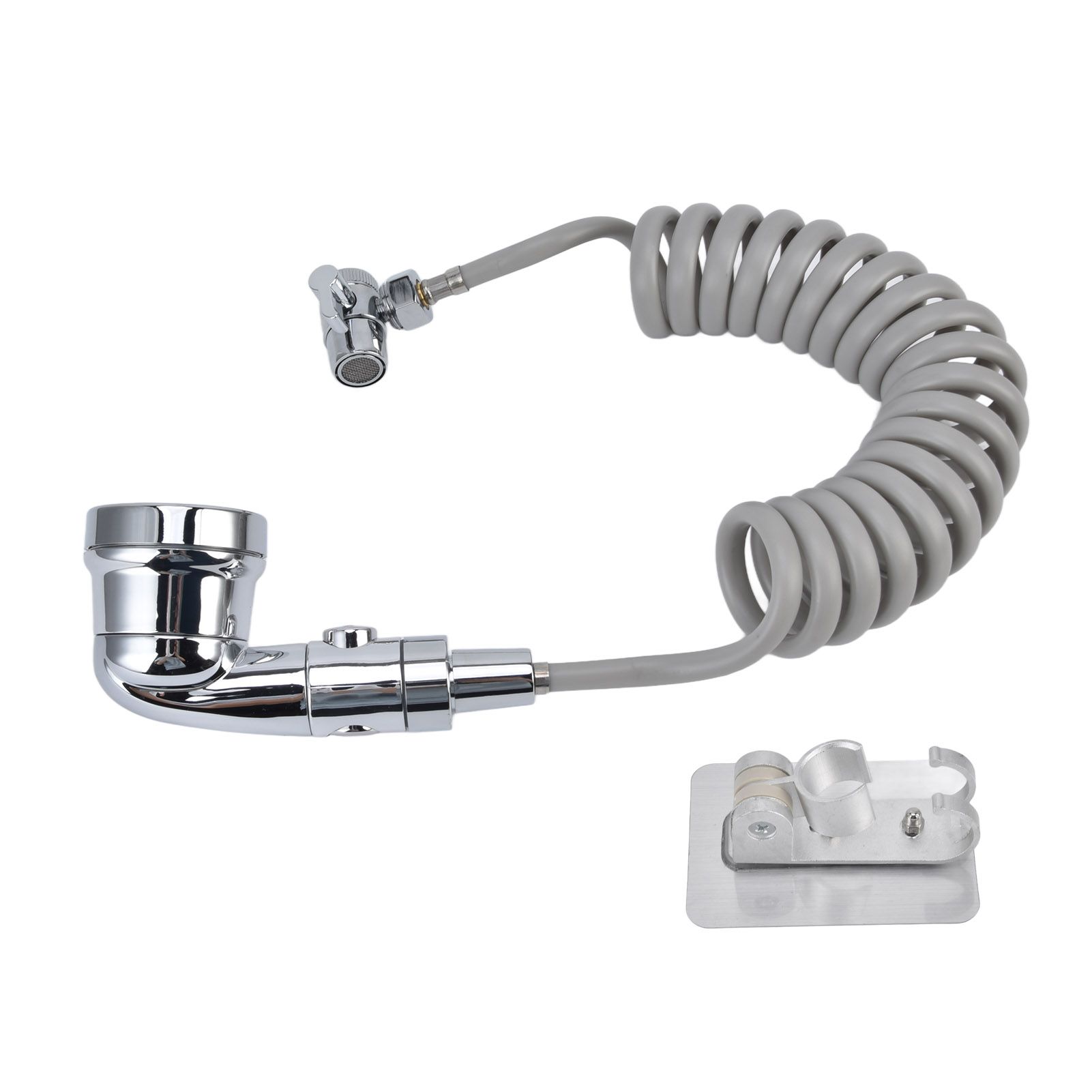 Sink Shower Sprayer Stretchy Hose Adjustable Mode Faucet Sprayer Attachment view 3
