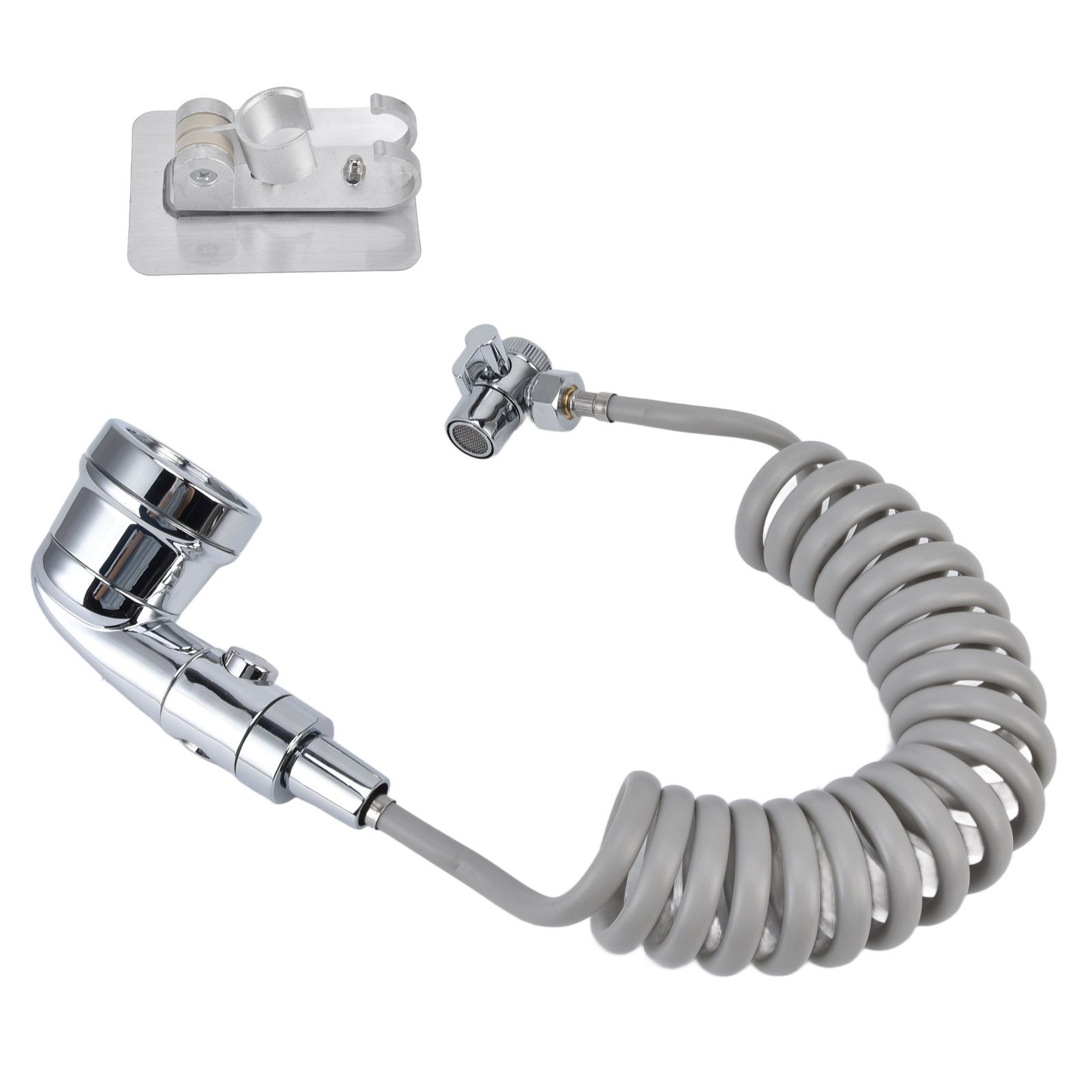 Sink Shower Sprayer Stretchy Hose Adjustable Mode Faucet Sprayer Attachment view 6