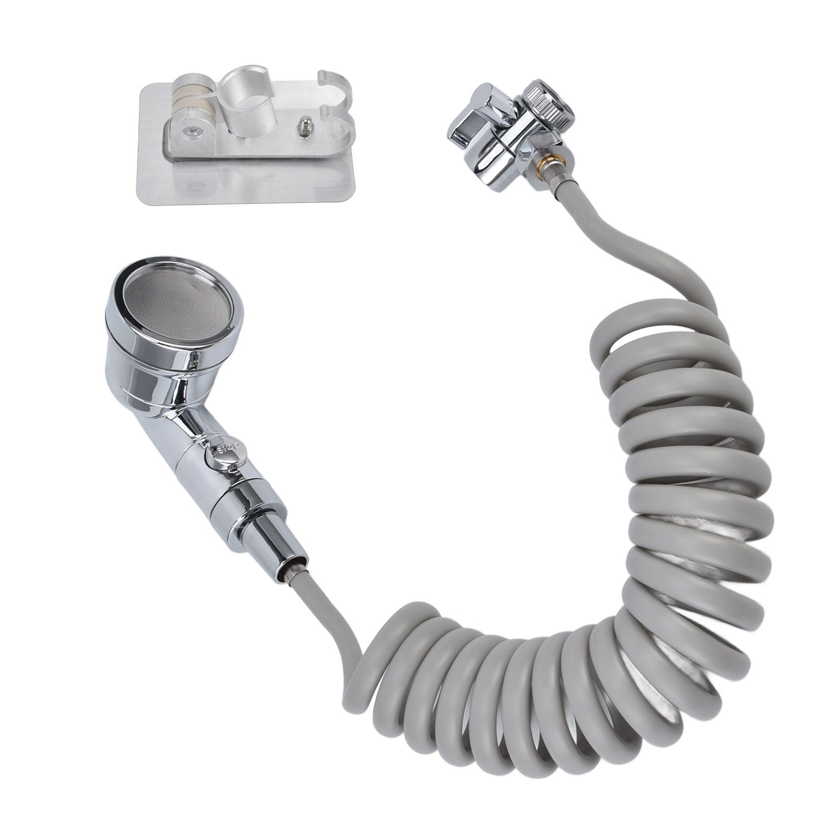 Sink Shower Sprayer Stretchy Hose Adjustable Mode Faucet Sprayer Attachment view 8