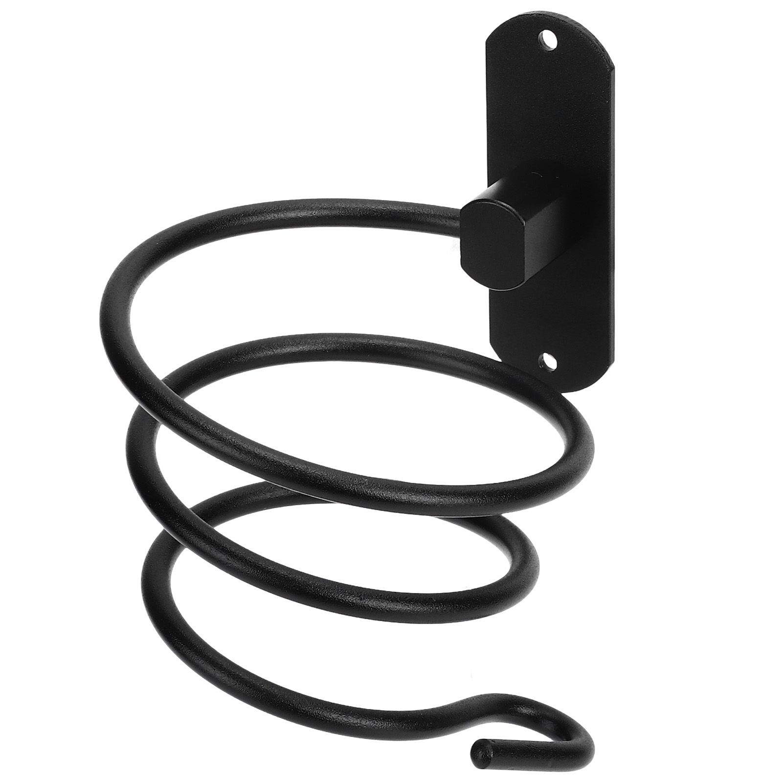 Hair Dryer Holder Wall Mounted Bathroom Blower Hanging Rack Organizer Punching view 2