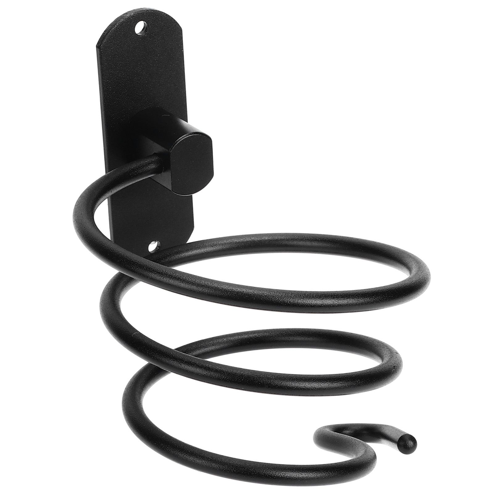 Hair Dryer Holder Wall Mounted Bathroom Blower Hanging Rack Organizer Punching view 4