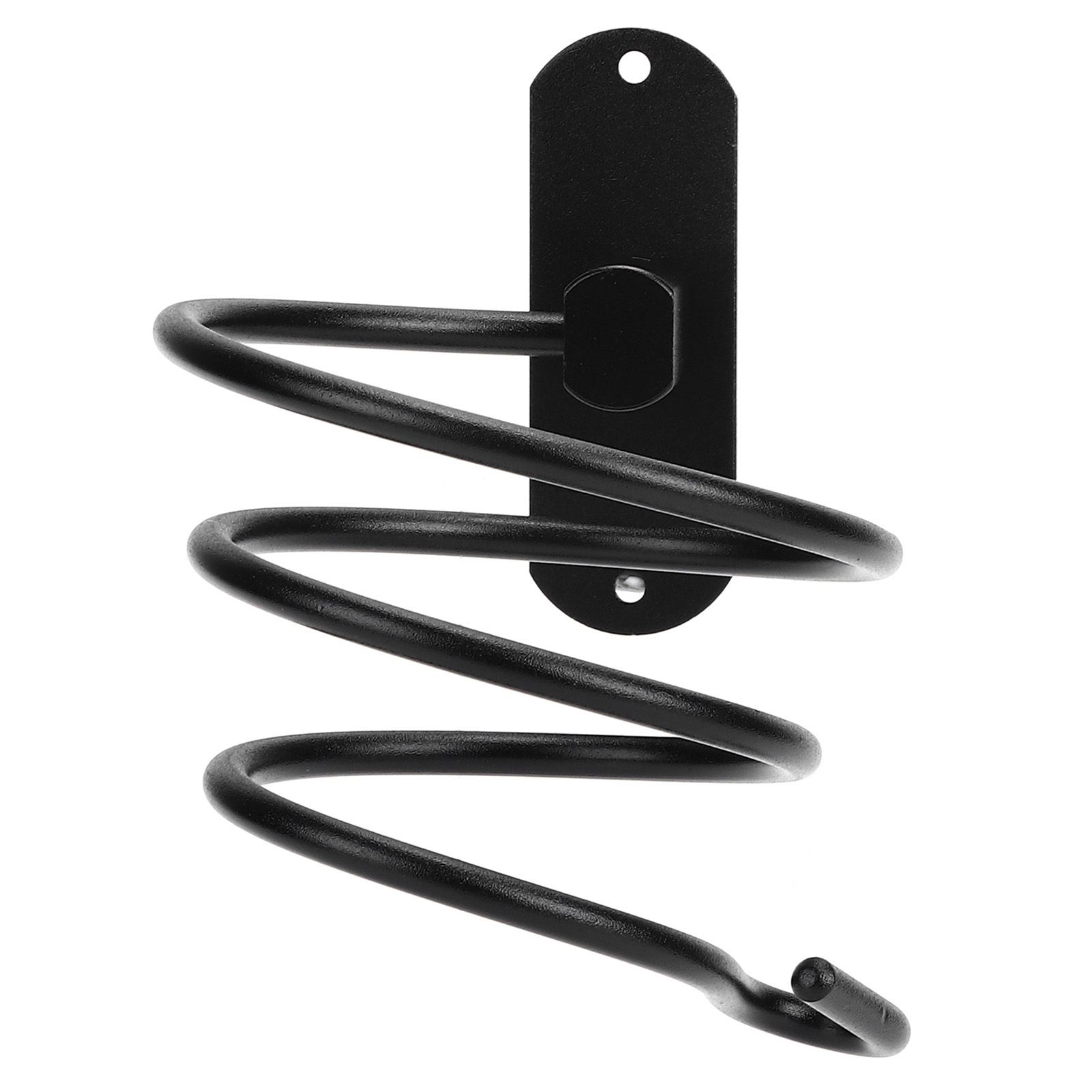 Hair Dryer Holder Wall Mounted Bathroom Blower Hanging Rack Organizer Punching view 5