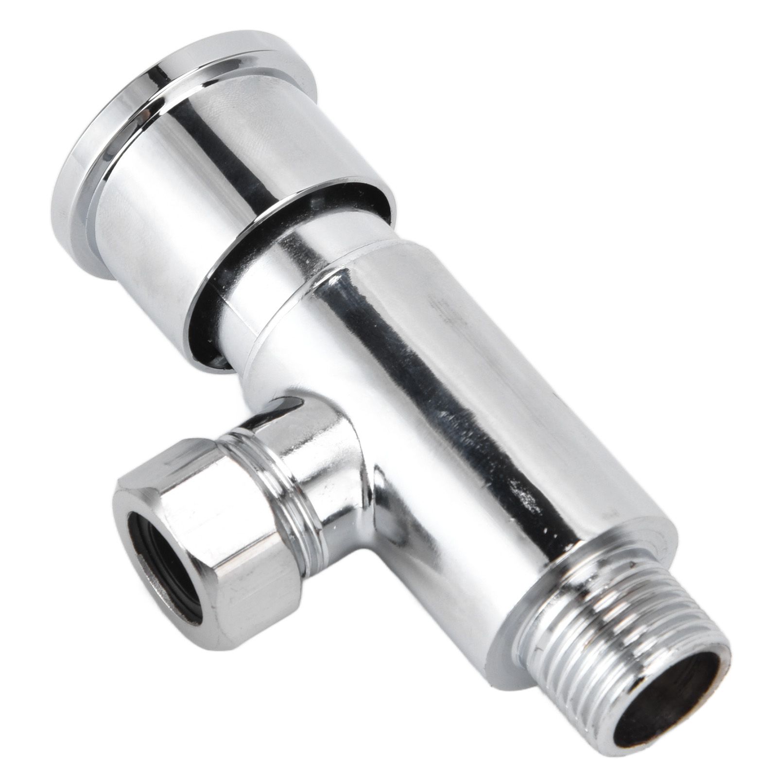 Flush Valve with Hand Push Button Zinc Alloy Toilet Repair Kit Tank Parts view 5