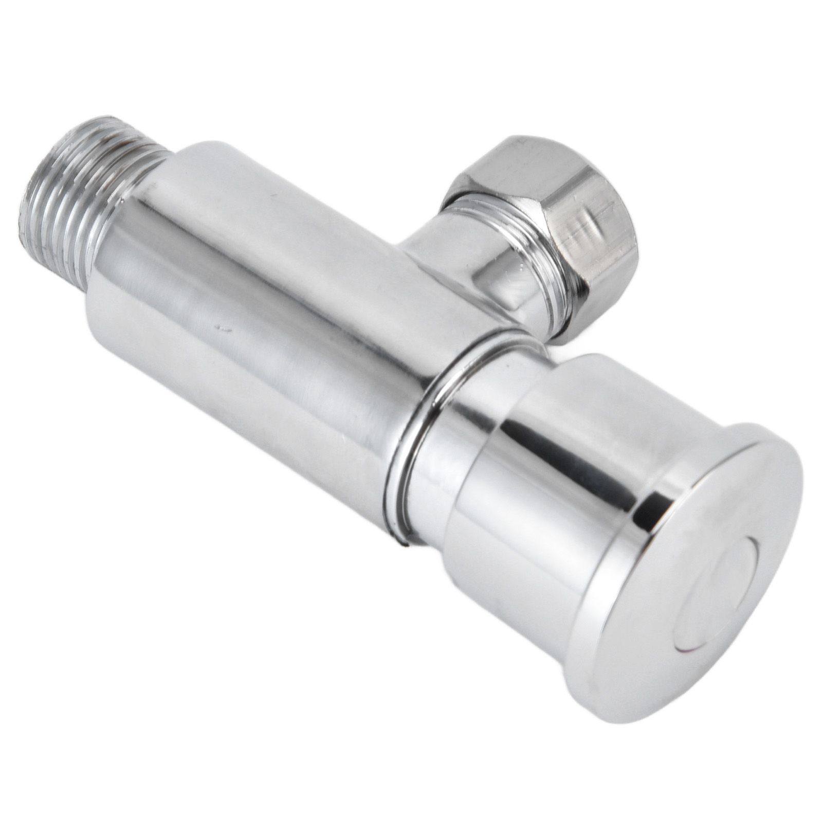 Flush Valve with Hand Push Button Zinc Alloy Toilet Repair Kit Tank Parts view 6