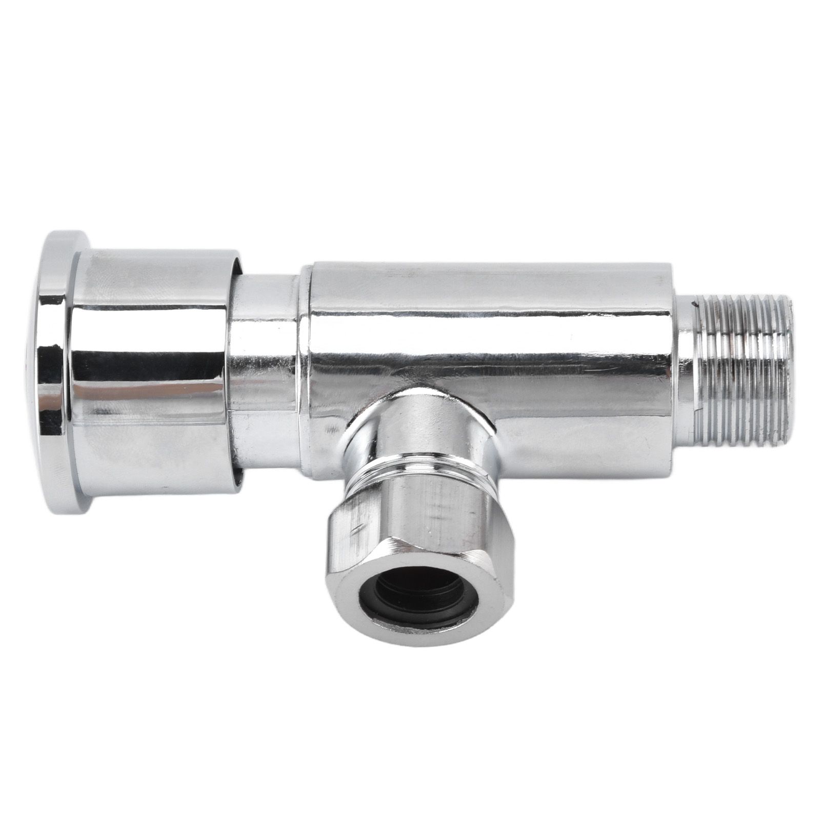 Flush Valve with Hand Push Button Zinc Alloy Toilet Repair Kit Tank Parts view 10