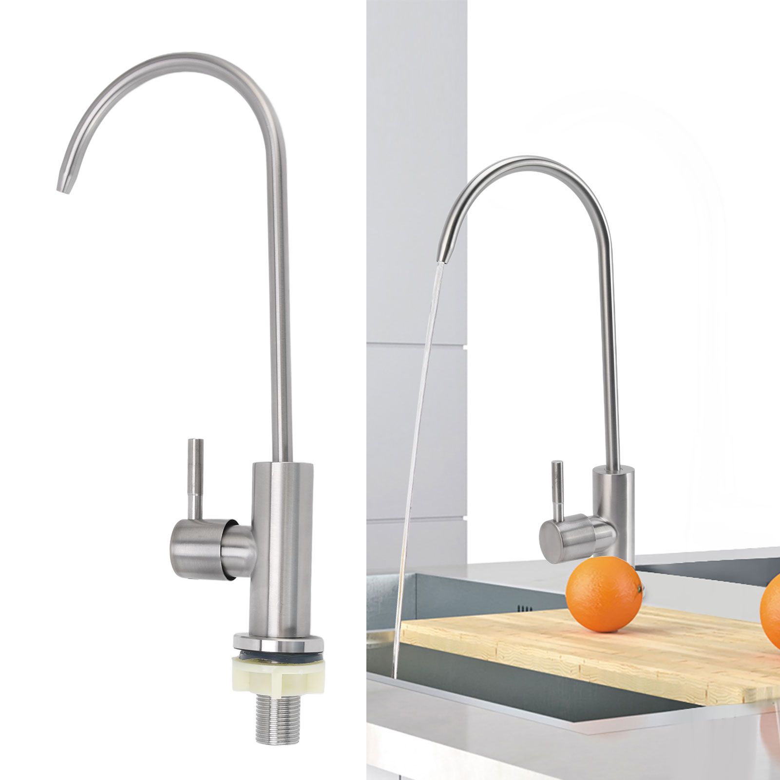G1/2 Water Purifier Faucet 304 Stainless Steel 360° Rotation Thickened Water view 11