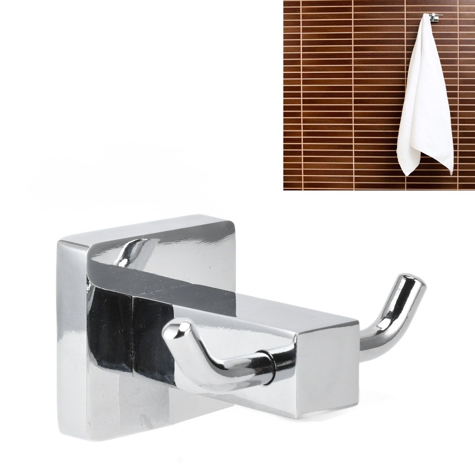 Wall Mounted Coat Hook Stainless Steel Towel Robe Clothes Hook for Bath view 12