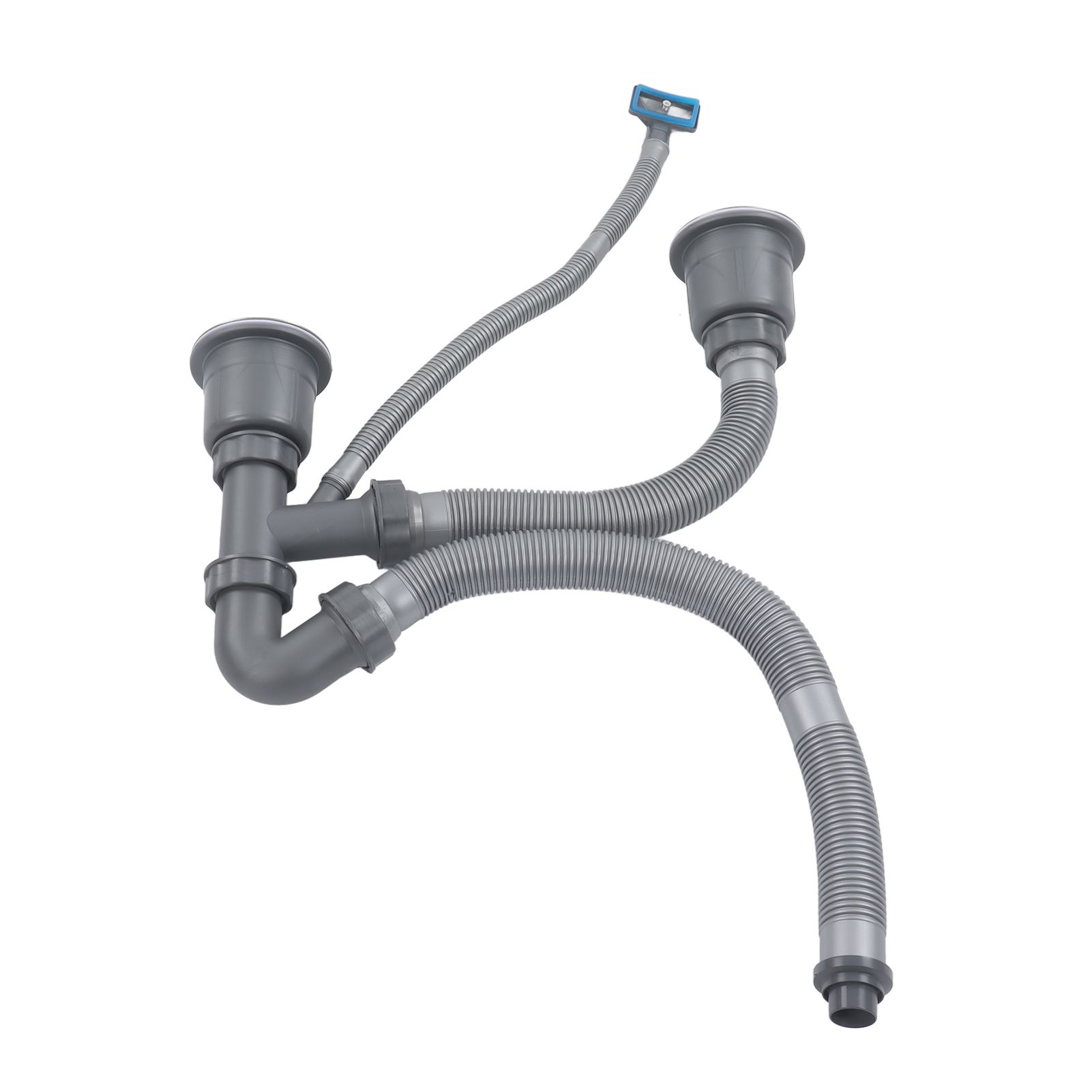 Kitchen Sink Double Hose Drain Kit Quick Draining Expandable Multiple view 4