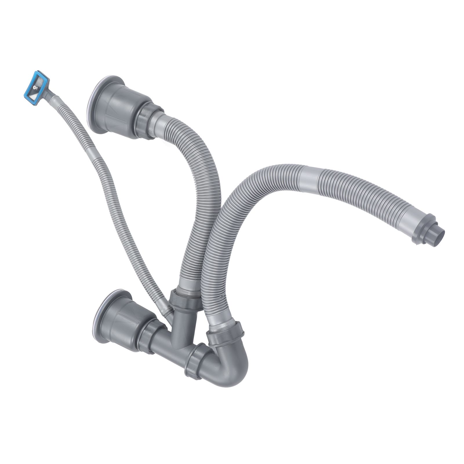 Kitchen Sink Double Hose Drain Kit Quick Draining Expandable Multiple view 5