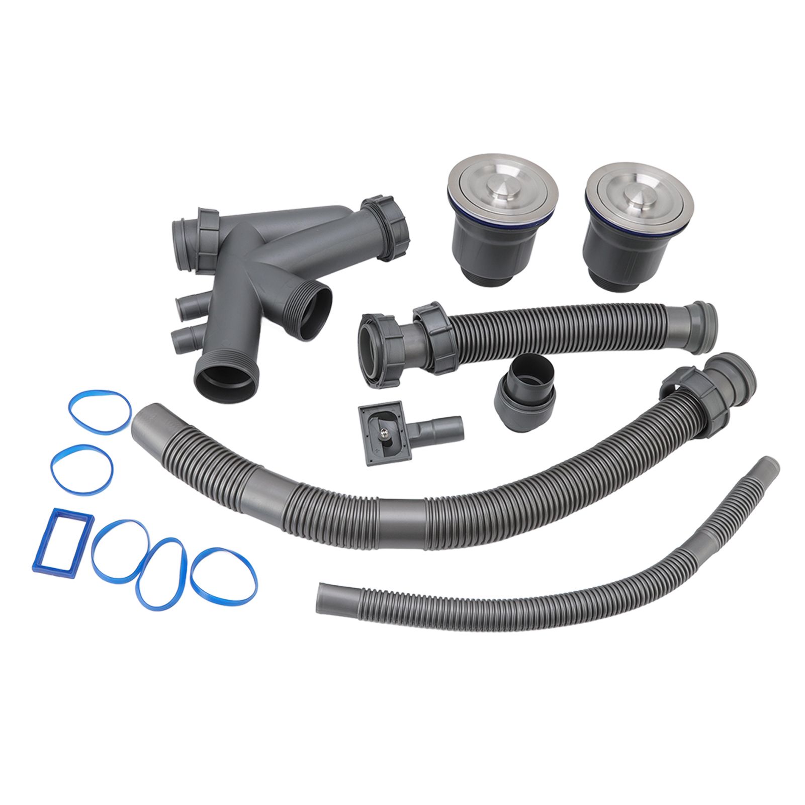 Sink Drain Assembly Kit Quick Connect Functional Bathroom Sink Drain for Home view 2