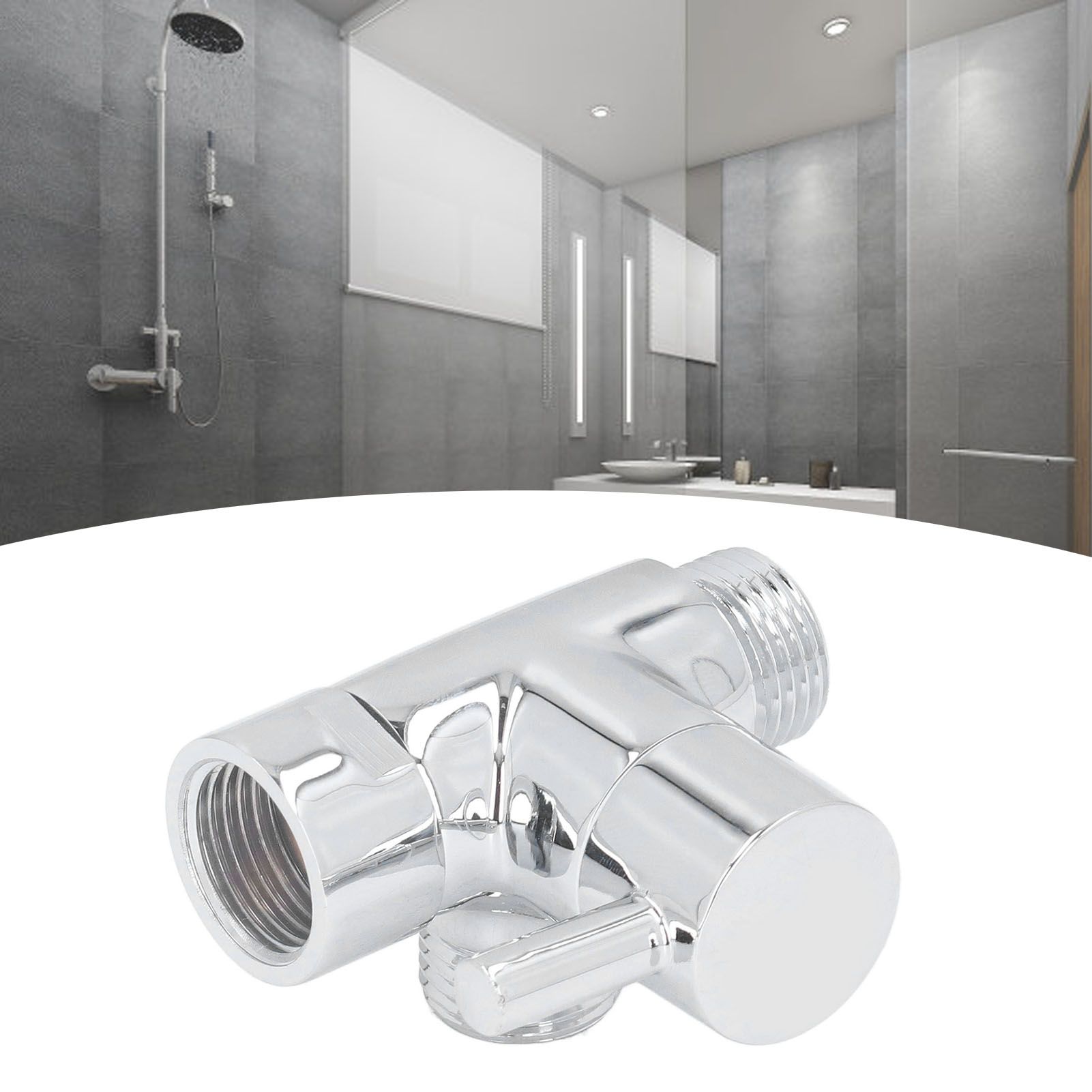 Shower Arm Diverter Professional Metal Shower Arm Diverter Valve for Hand view 11