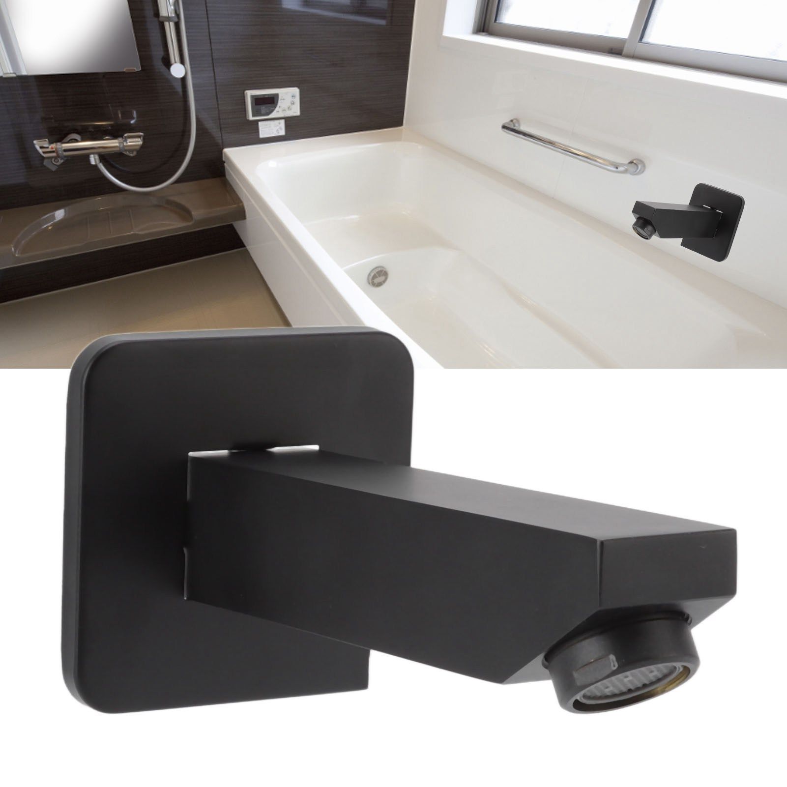 G1/2 Copper Bathtub Faucet Concealed Seamless Bathroom Tub Spout for Bathroom view 11