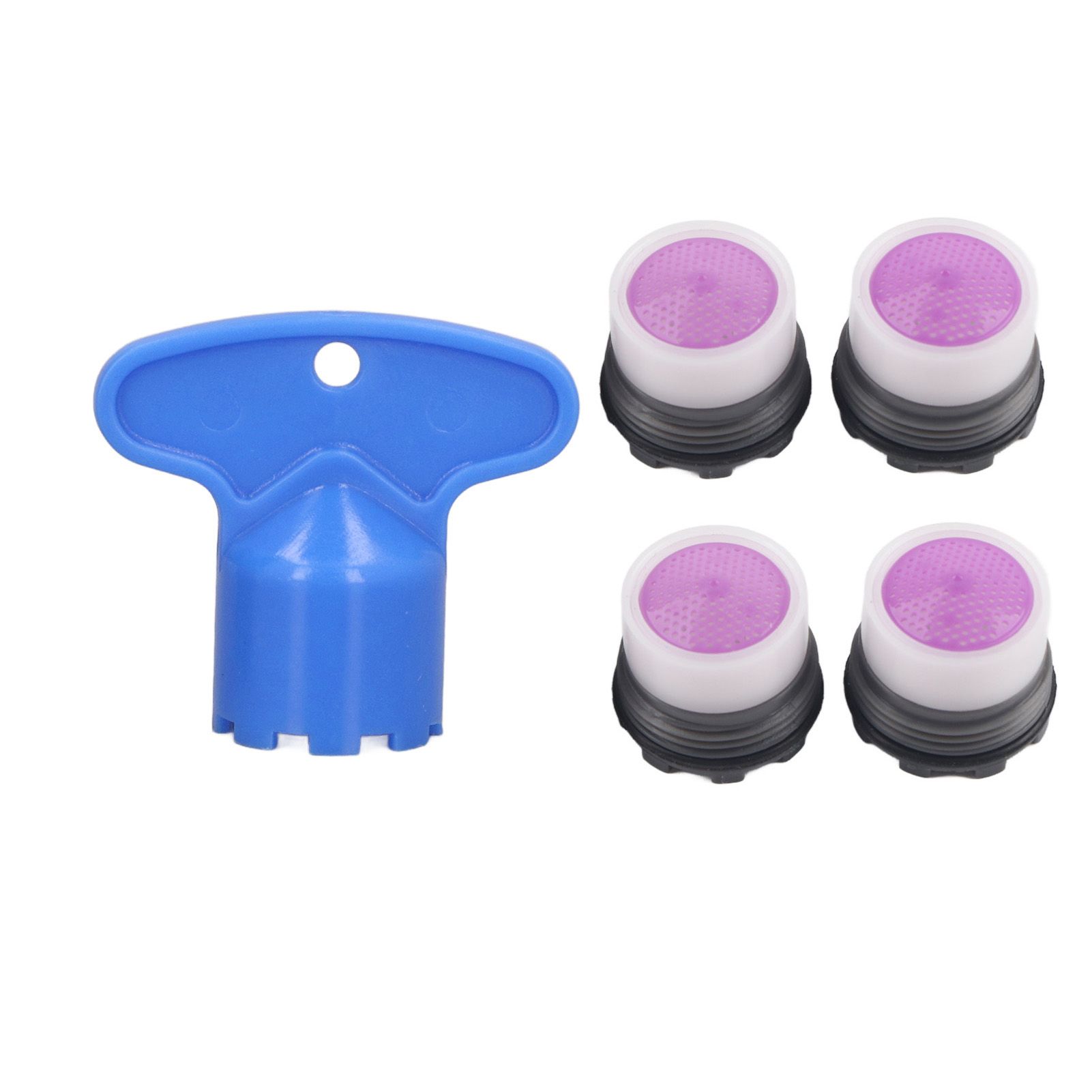 4 Pieces M16.5mm Sink Faucet Aerator 1.2GPM Flow Restrictor Bubble Tap Water