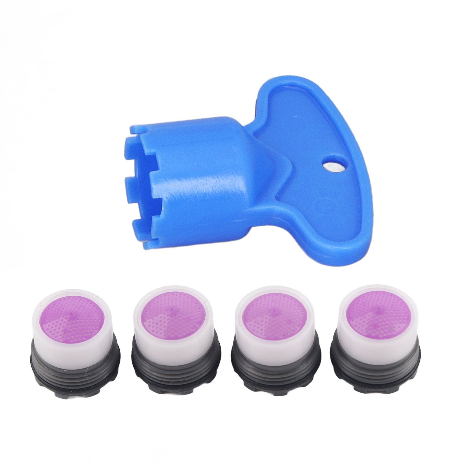 4 Pieces M16.5mm Sink Faucet Aerator 1.2GPM Flow Restrictor Bubble Tap Water view 2