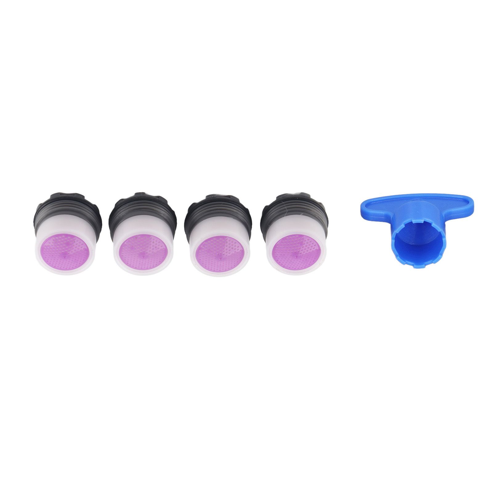 4 Pieces M16.5mm Sink Faucet Aerator 1.2GPM Flow Restrictor Bubble Tap Water view 4