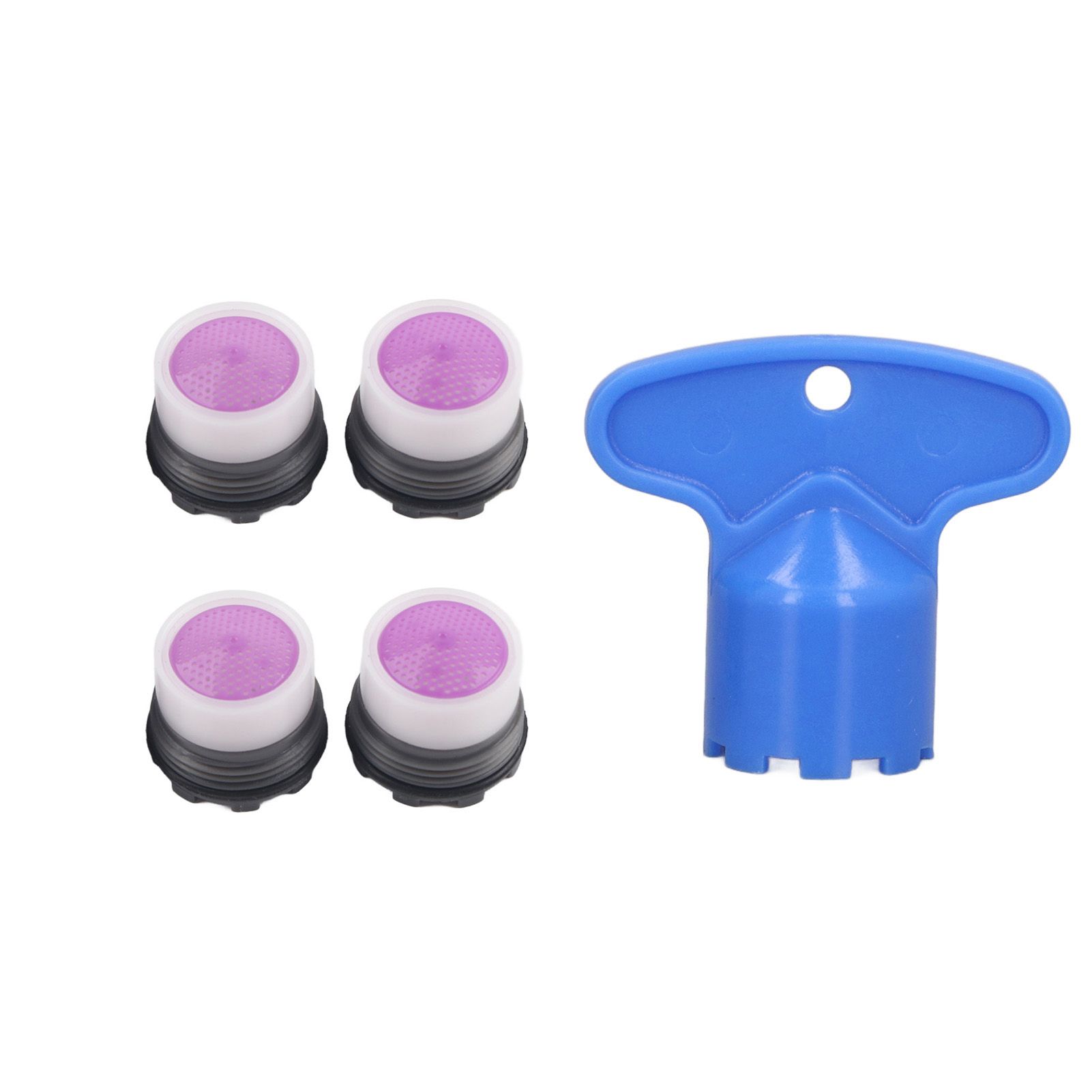 4 Pieces M16.5mm Sink Faucet Aerator 1.2GPM Flow Restrictor Bubble Tap Water view 5