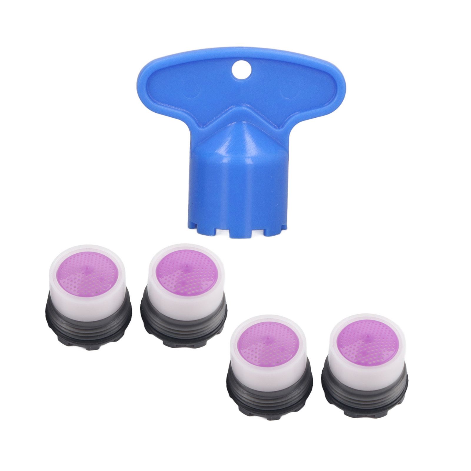 4 Pieces M16.5mm Sink Faucet Aerator 1.2GPM Flow Restrictor Bubble Tap Water view 6