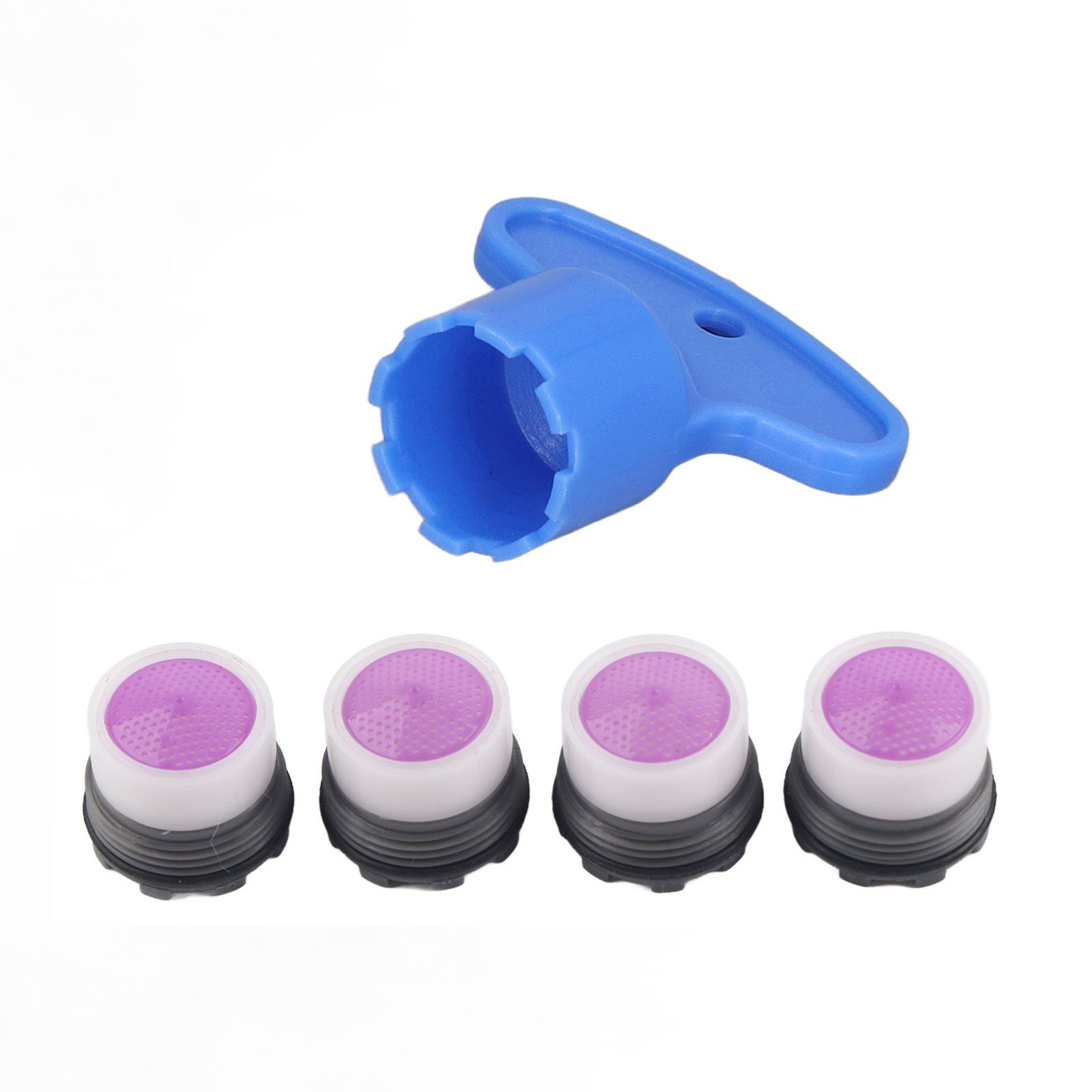 4 Pieces M16.5mm Sink Faucet Aerator 1.2GPM Flow Restrictor Bubble Tap Water view 7