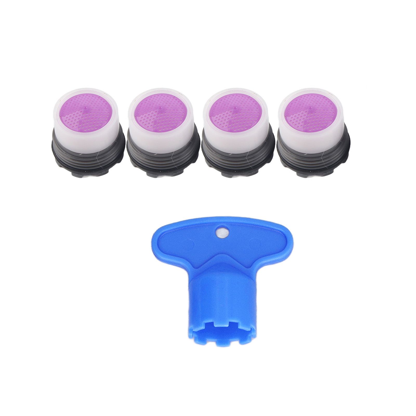 4 Pieces M16.5mm Sink Faucet Aerator 1.2GPM Flow Restrictor Bubble Tap Water view 8