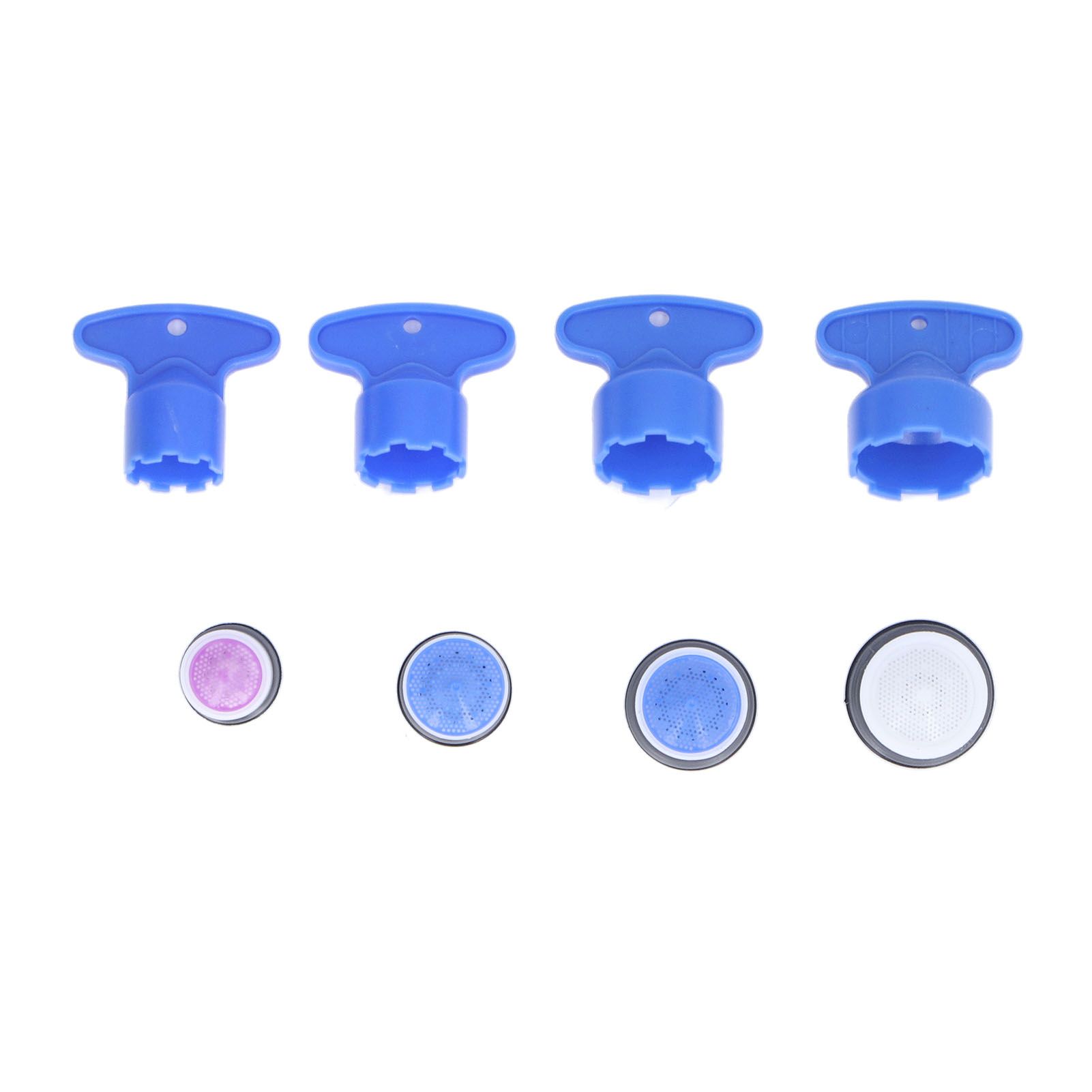 8pcs Faucet Aerator Plastic Insert Water Tap Aerators with Wrenches for view 2