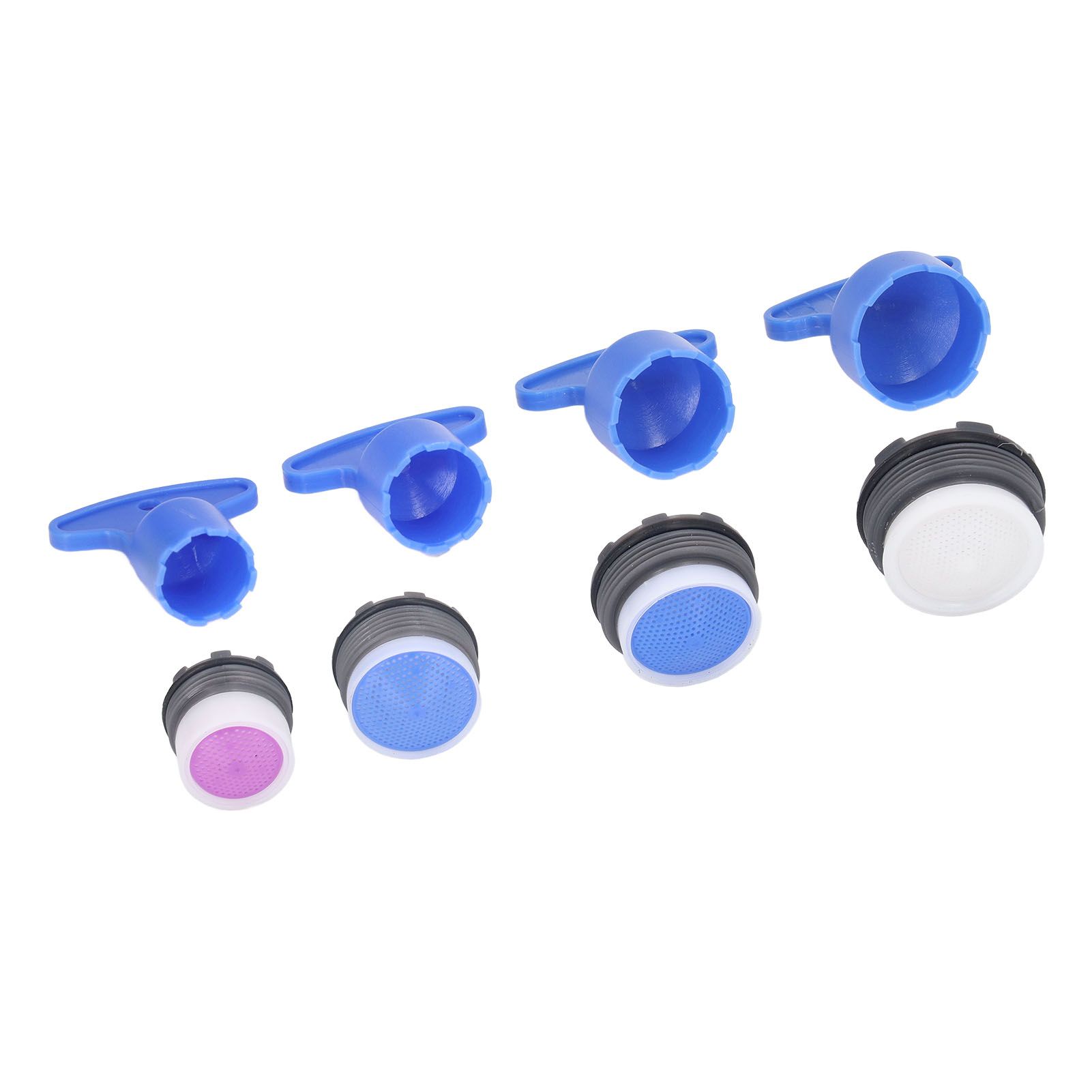8pcs Faucet Aerator Plastic Insert Water Tap Aerators with Wrenches for view 5