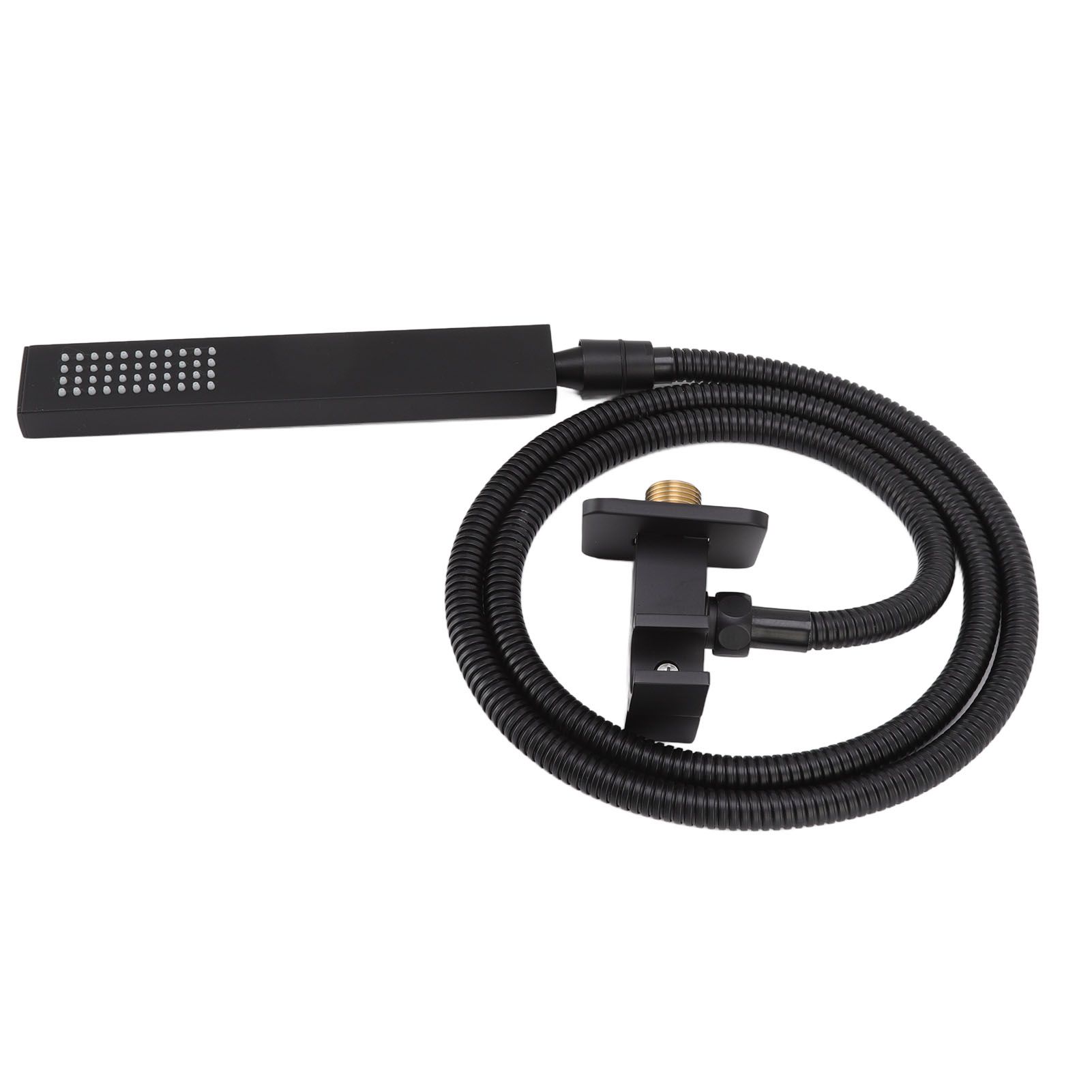 Wall Mounted Shower Set Black High Pressure Shower Head with G1/2 Caliber for view 5