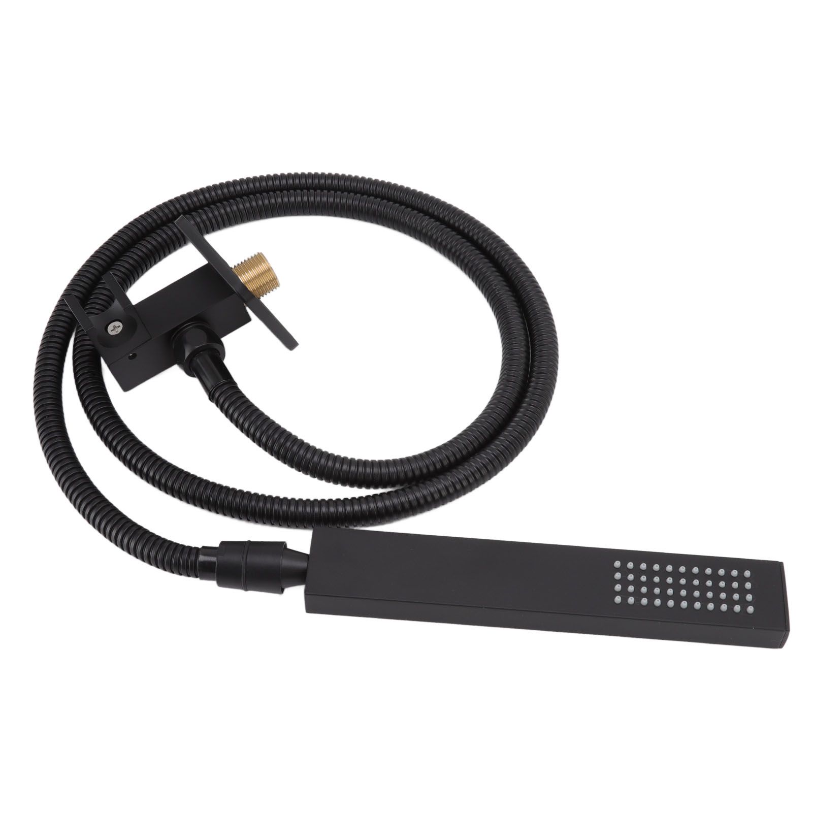 Wall Mounted Shower Set Black High Pressure Shower Head with G1/2 Caliber for view 6
