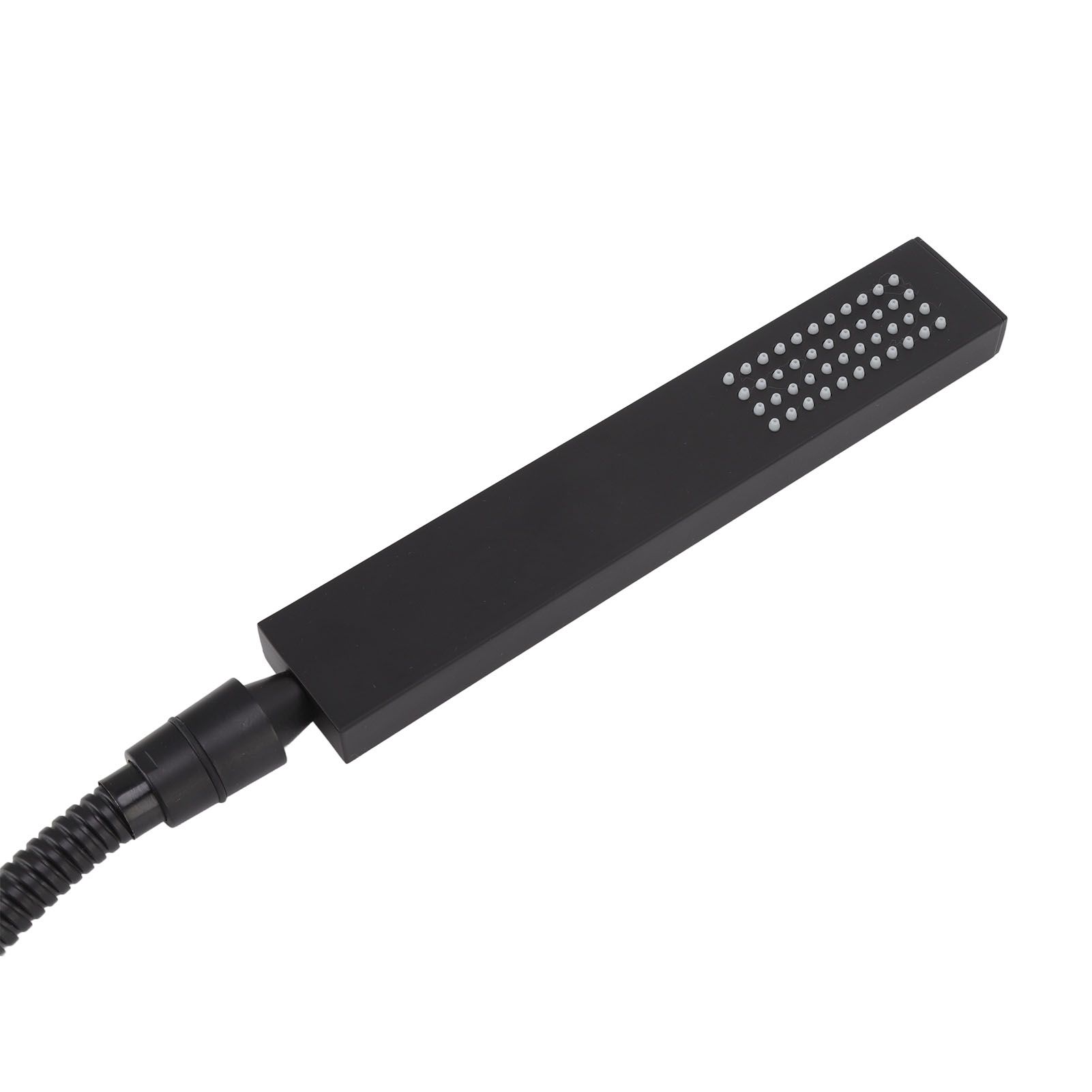 Wall Mounted Shower Set Black High Pressure Shower Head with G1/2 Caliber for view 13