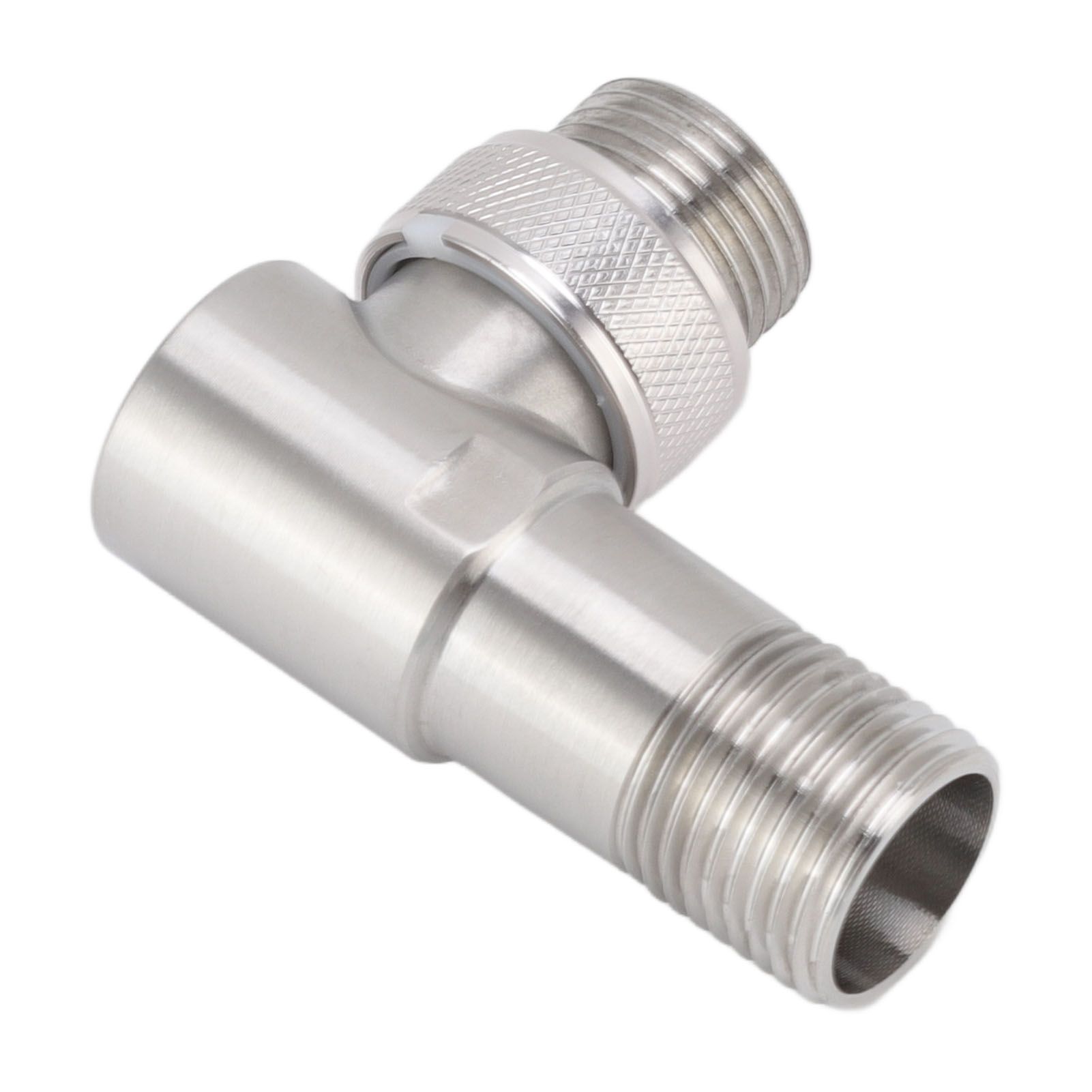 Angle Stop Valve Male G1/2 304 Stainless Steel 1 in 2 Out Integrated Design view 7
