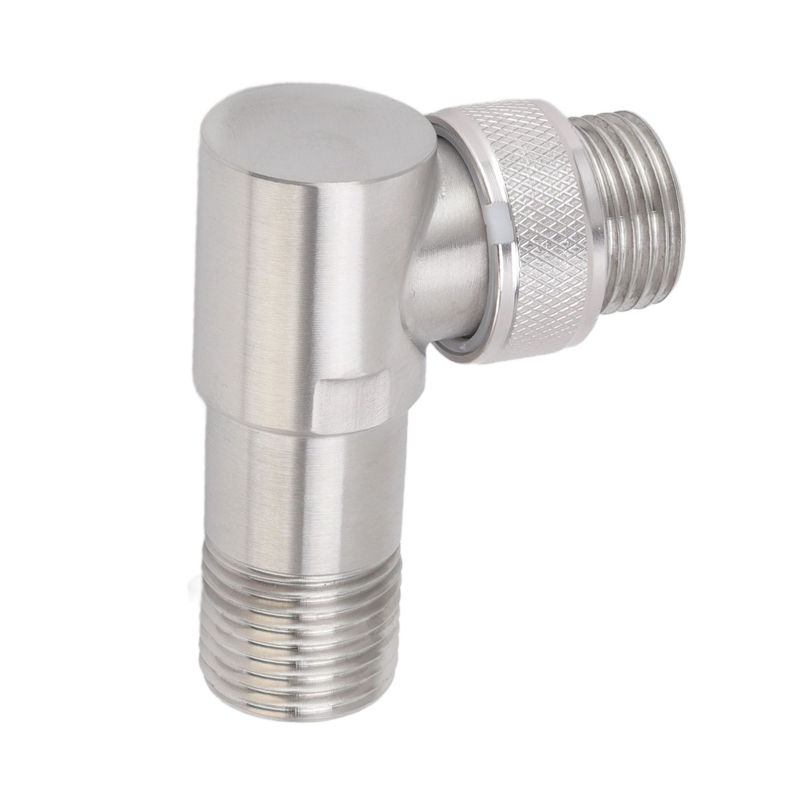 Angle Stop Valve Male G1/2 304 Stainless Steel 1 in 2 Out Integrated Design view 8