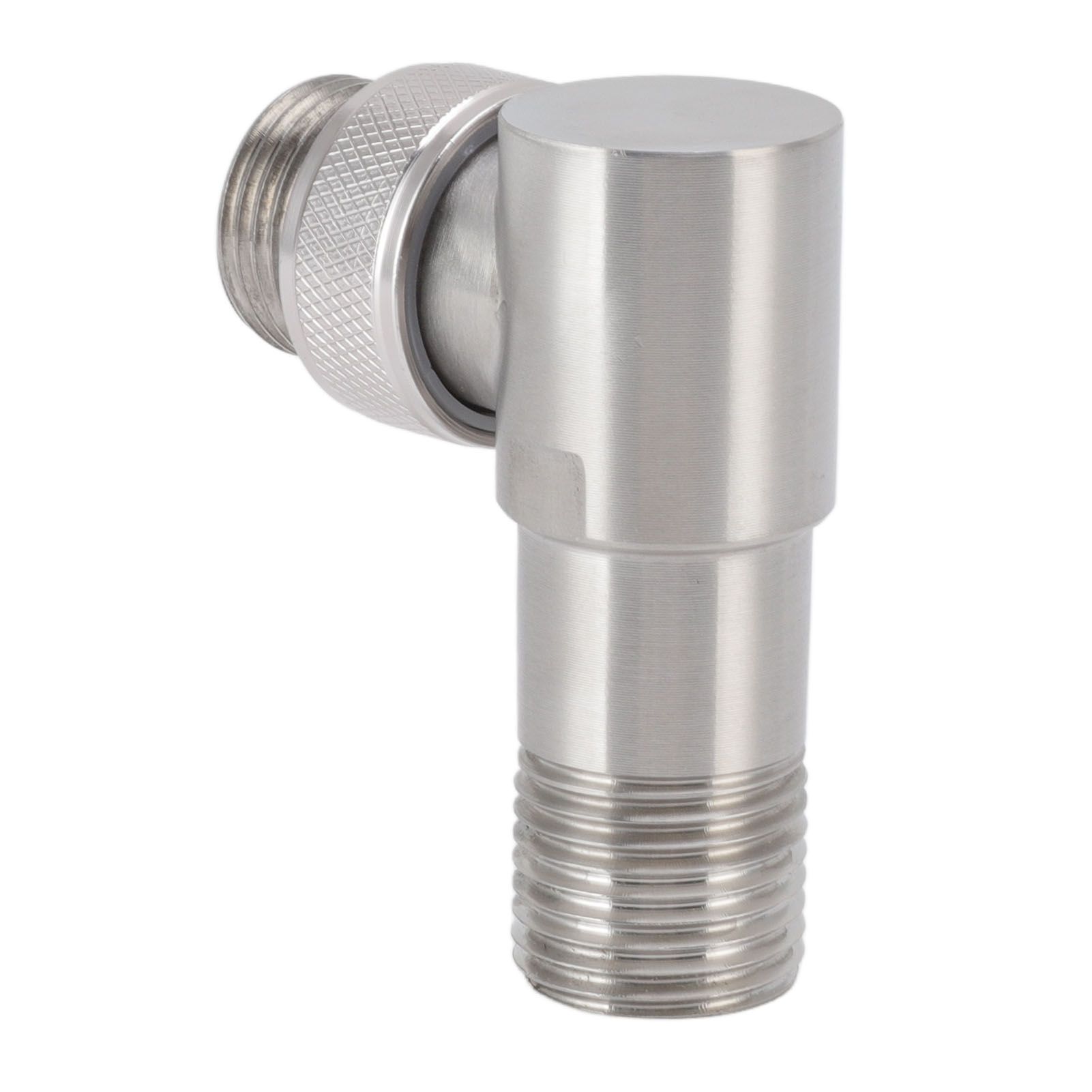 Angle Stop Valve Male G1/2 304 Stainless Steel 1 in 2 Out Integrated Design view 9