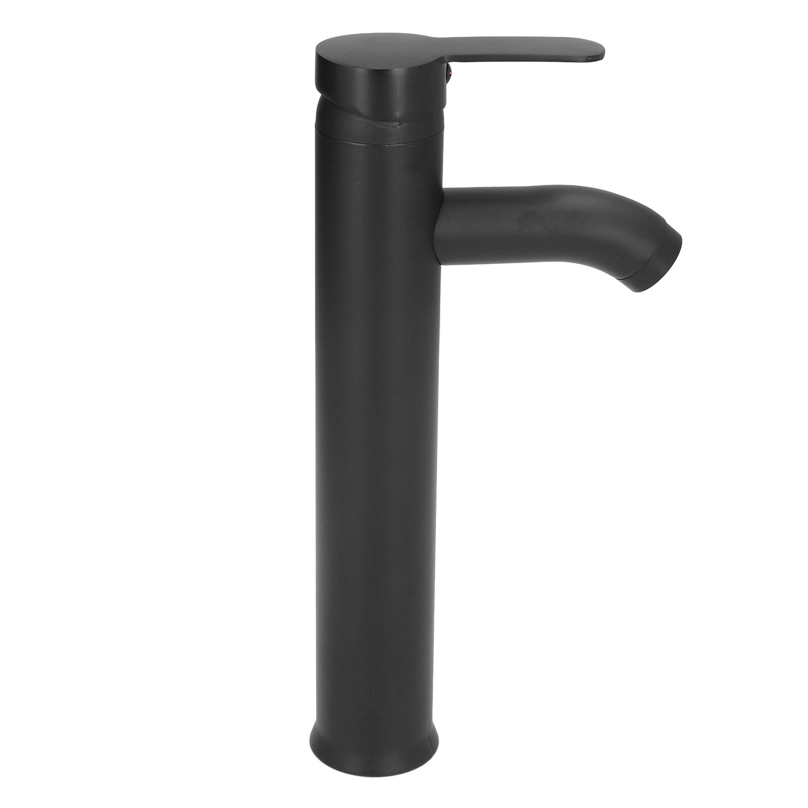 Black Faucet Bathroom G1/2 Stainless Steel Easy Control Matte Black Tall view 6