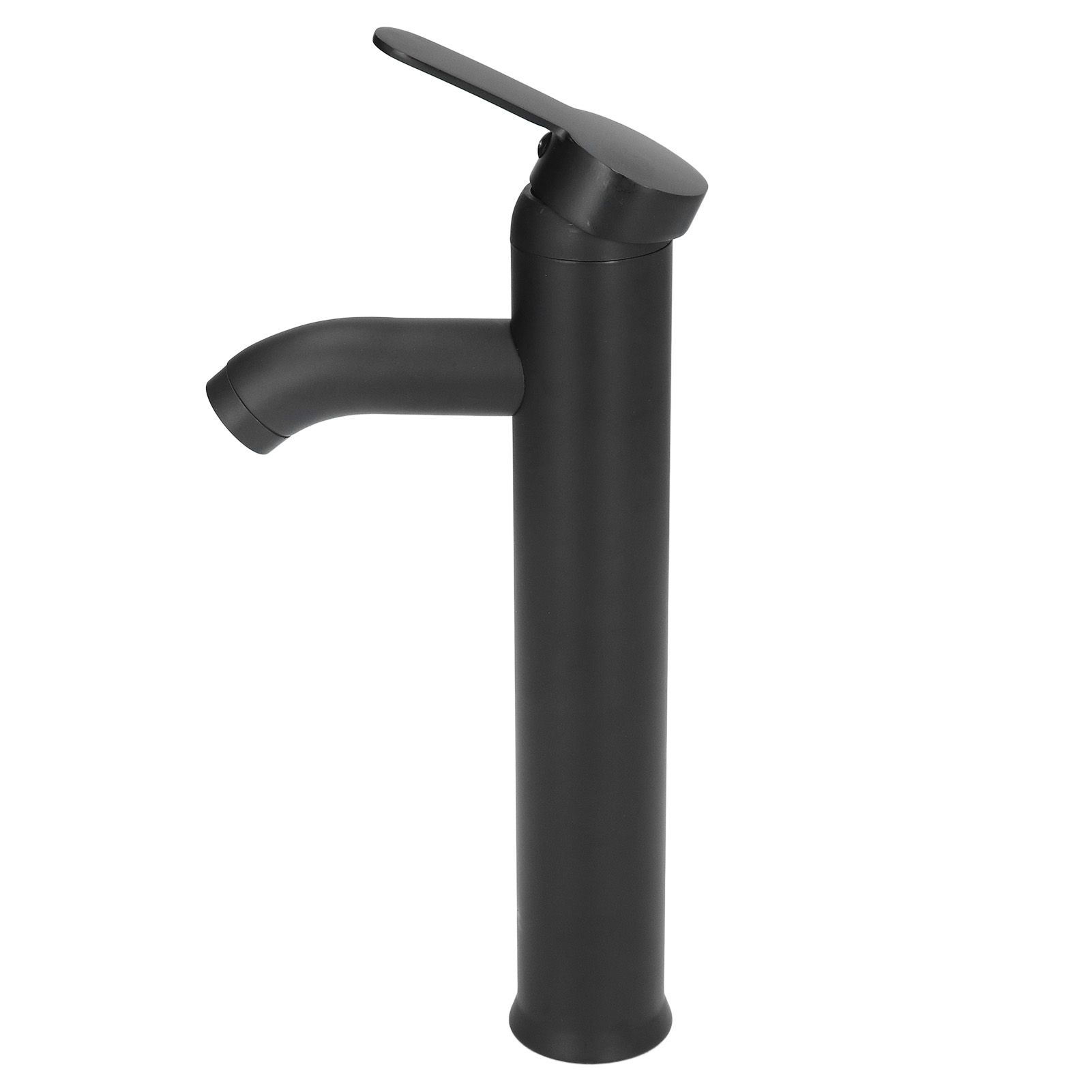Black Faucet Bathroom G1/2 Stainless Steel Easy Control Matte Black Tall view 9