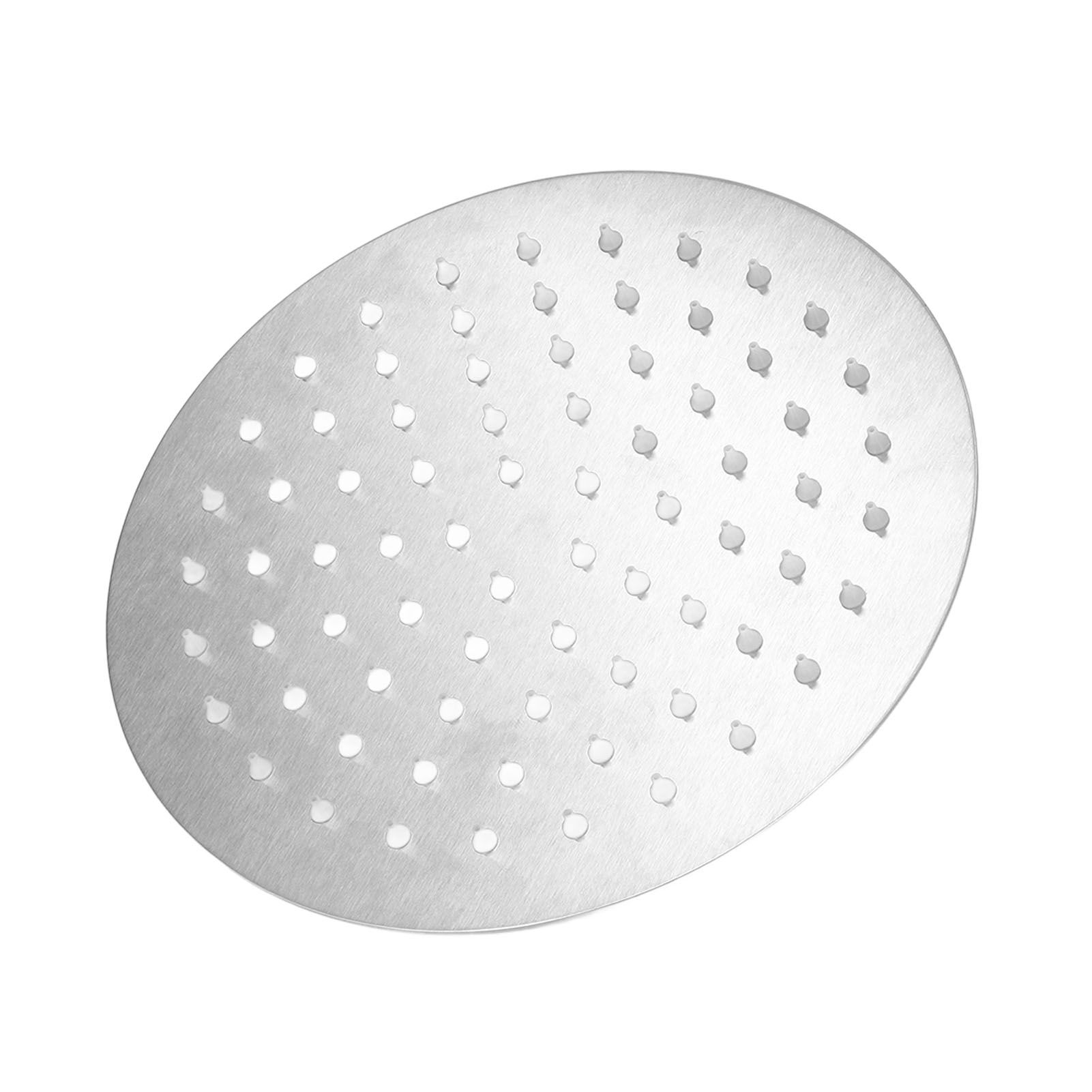 8 Inch Stainless Steel Rain Shower Head Ultrathin 75 Nozzles High Pressure 360