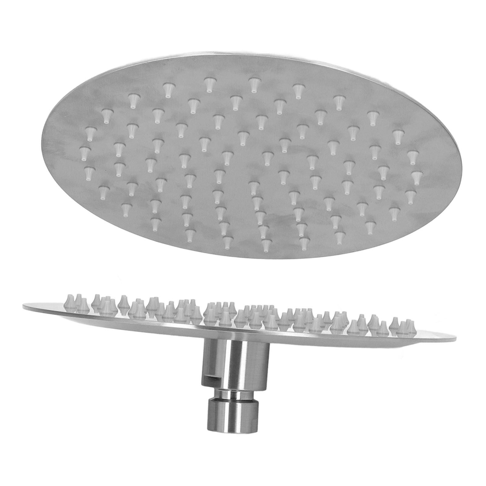 8 Inch Stainless Steel Rain Shower Head Ultrathin 75 Nozzles High Pressure 360 view 10
